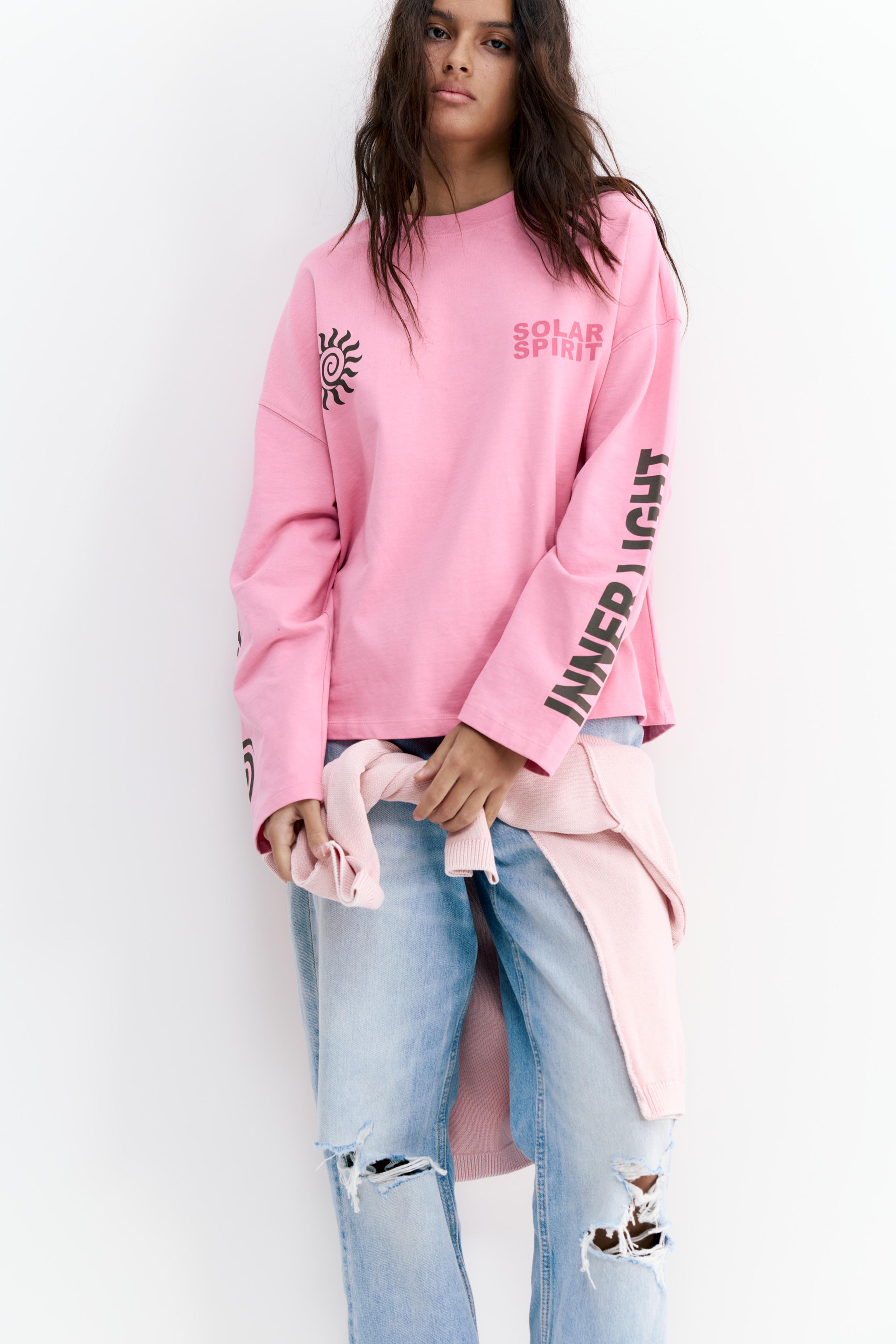 Long sleeve sun T-shirt | Pull&Bear United States