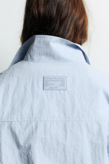 Lightweight bomber jacket — Pastel blue 3