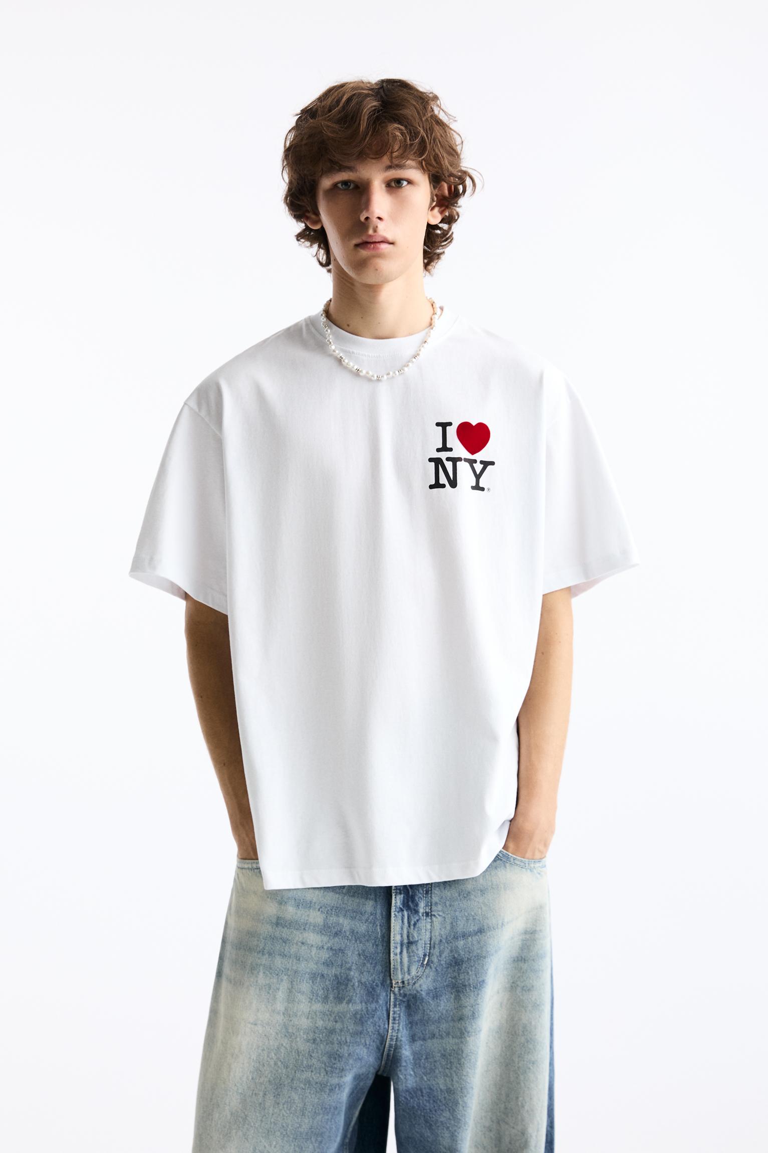 Camiseta I love NY PULL BEAR