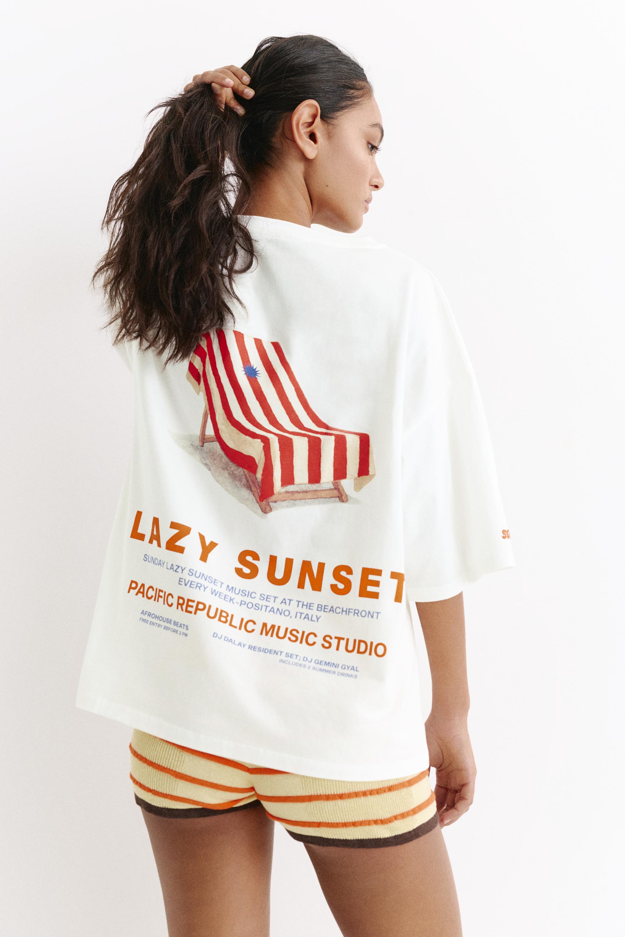 Hammock graphic T-shirt — Ice