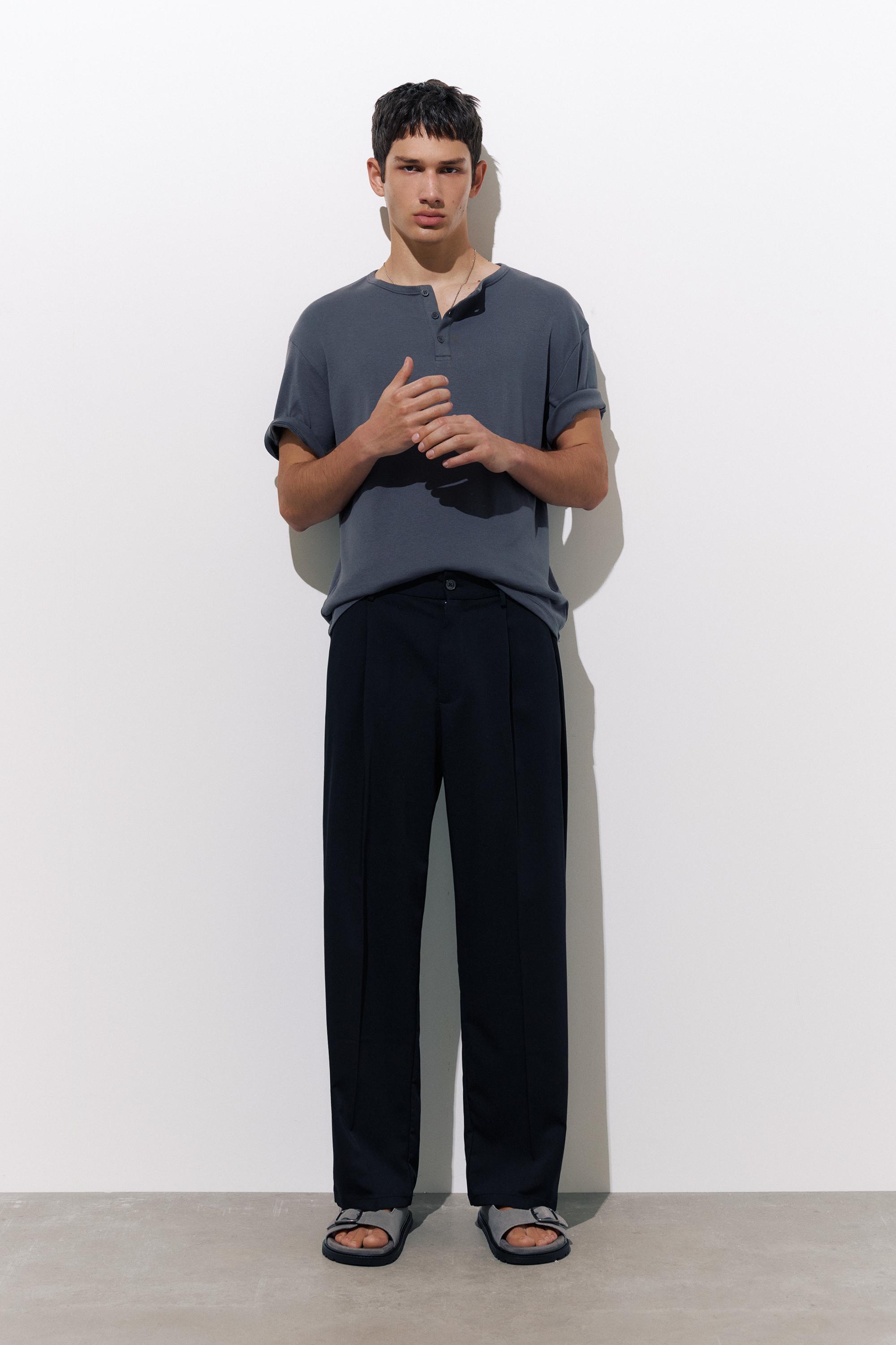 Pantaloni Tailored Fit Wide Leg