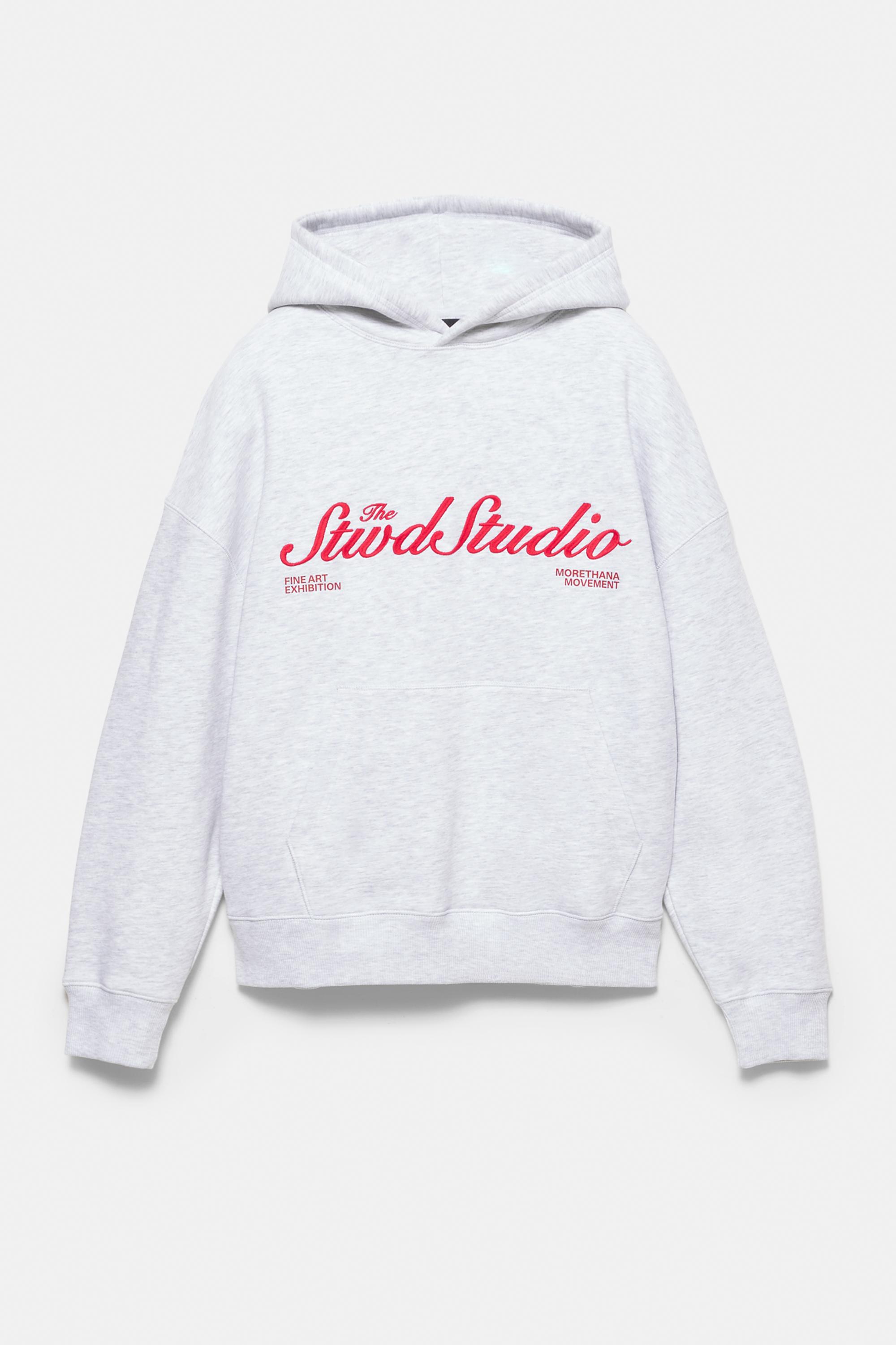 STWD Studio kapüşonlu sweatshirt - Görsel 5