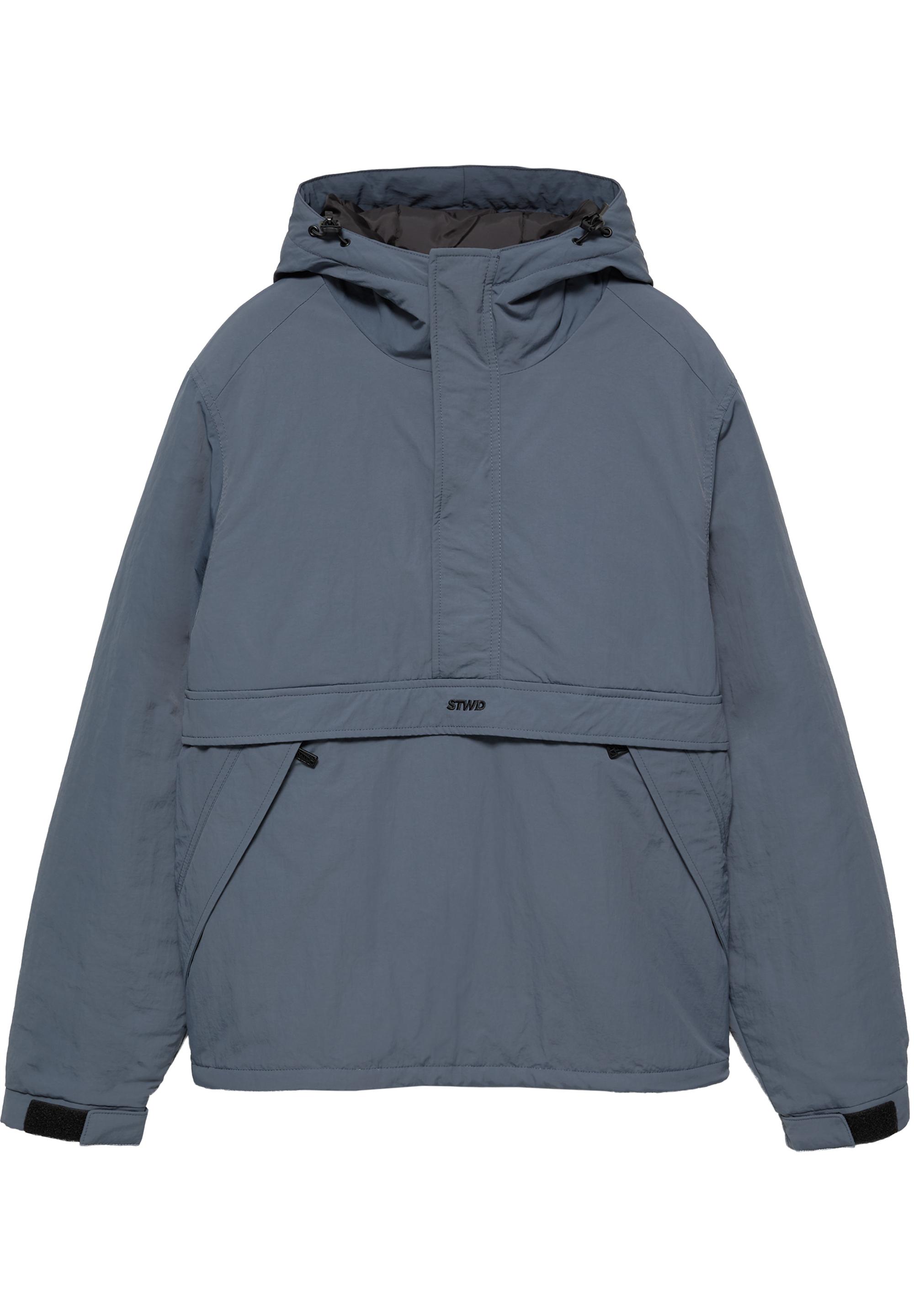 Hooded anorak jacket — Petroleum