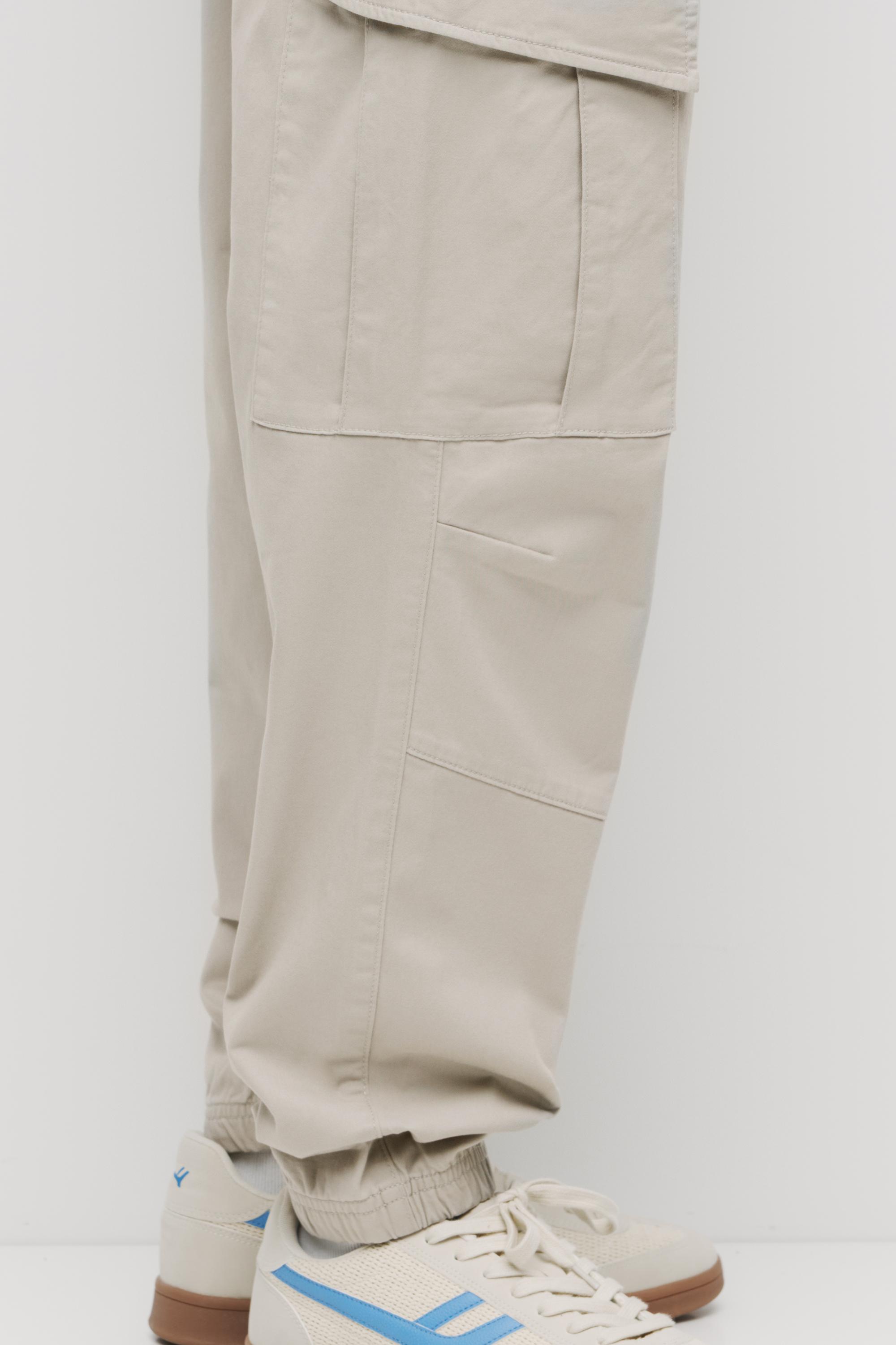 Cargo jogger trousers — Ice