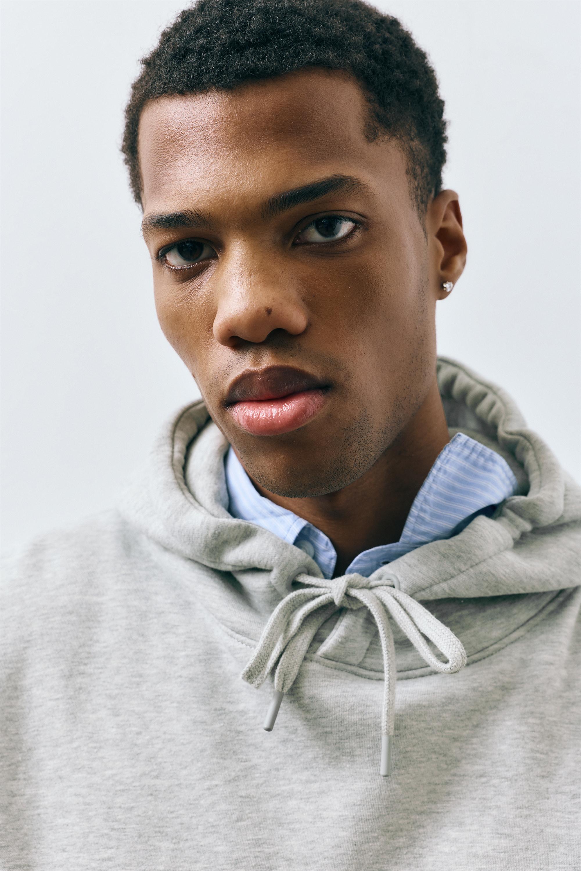 Basic kapüşonlu sweatshirt - Görsel 69