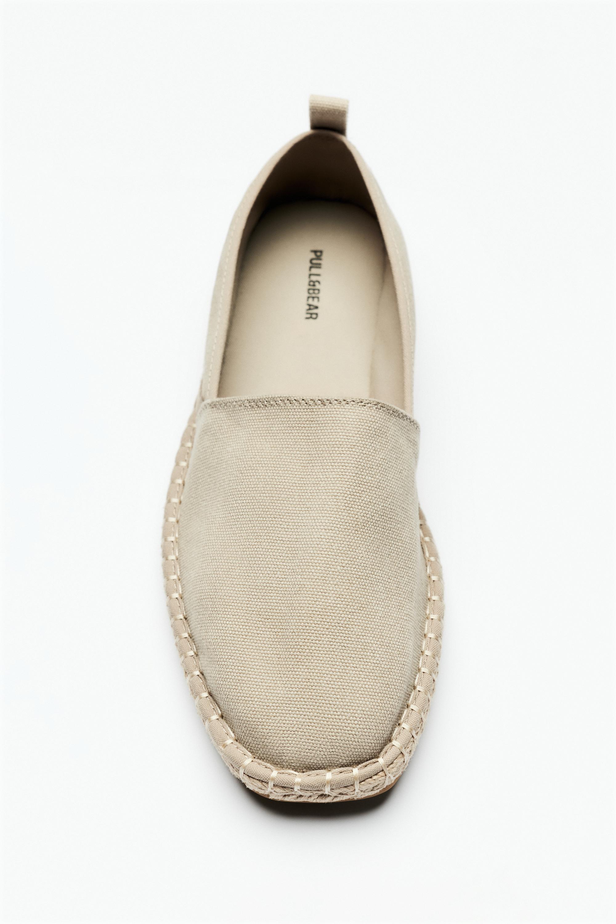 Jute espadrilles — Ecru