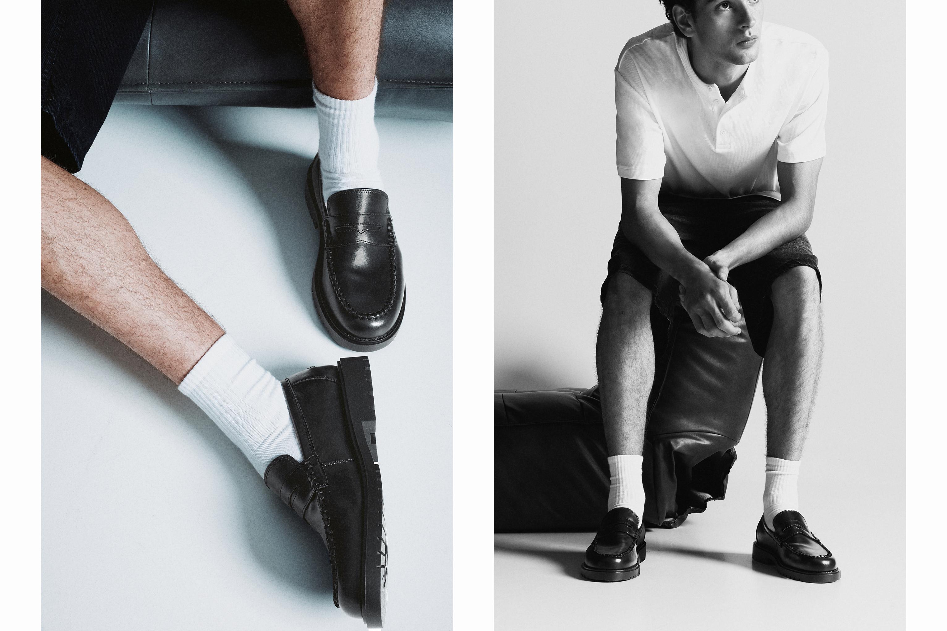 Casual loafers — Black