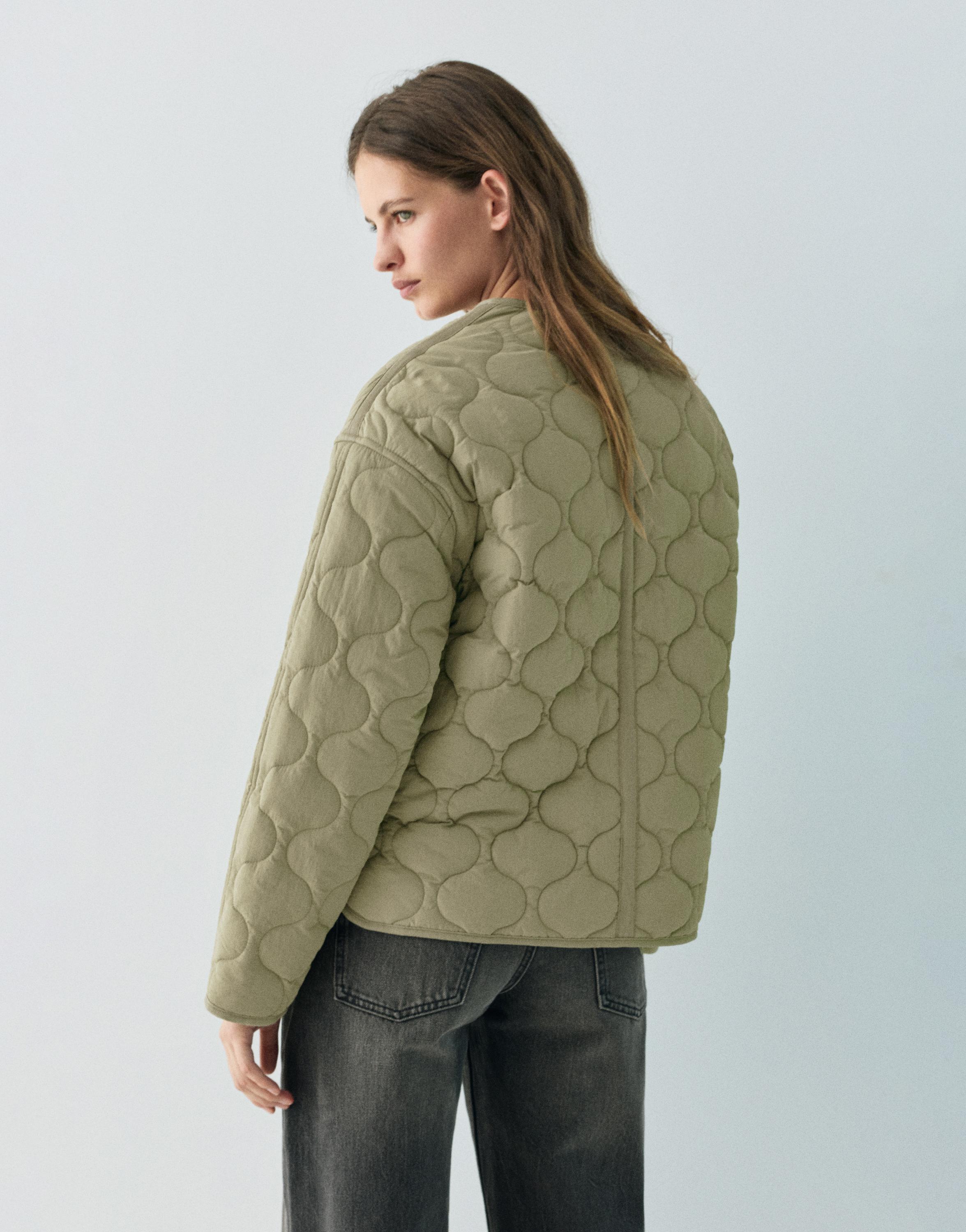 Lightweight padded jacket — Khaki