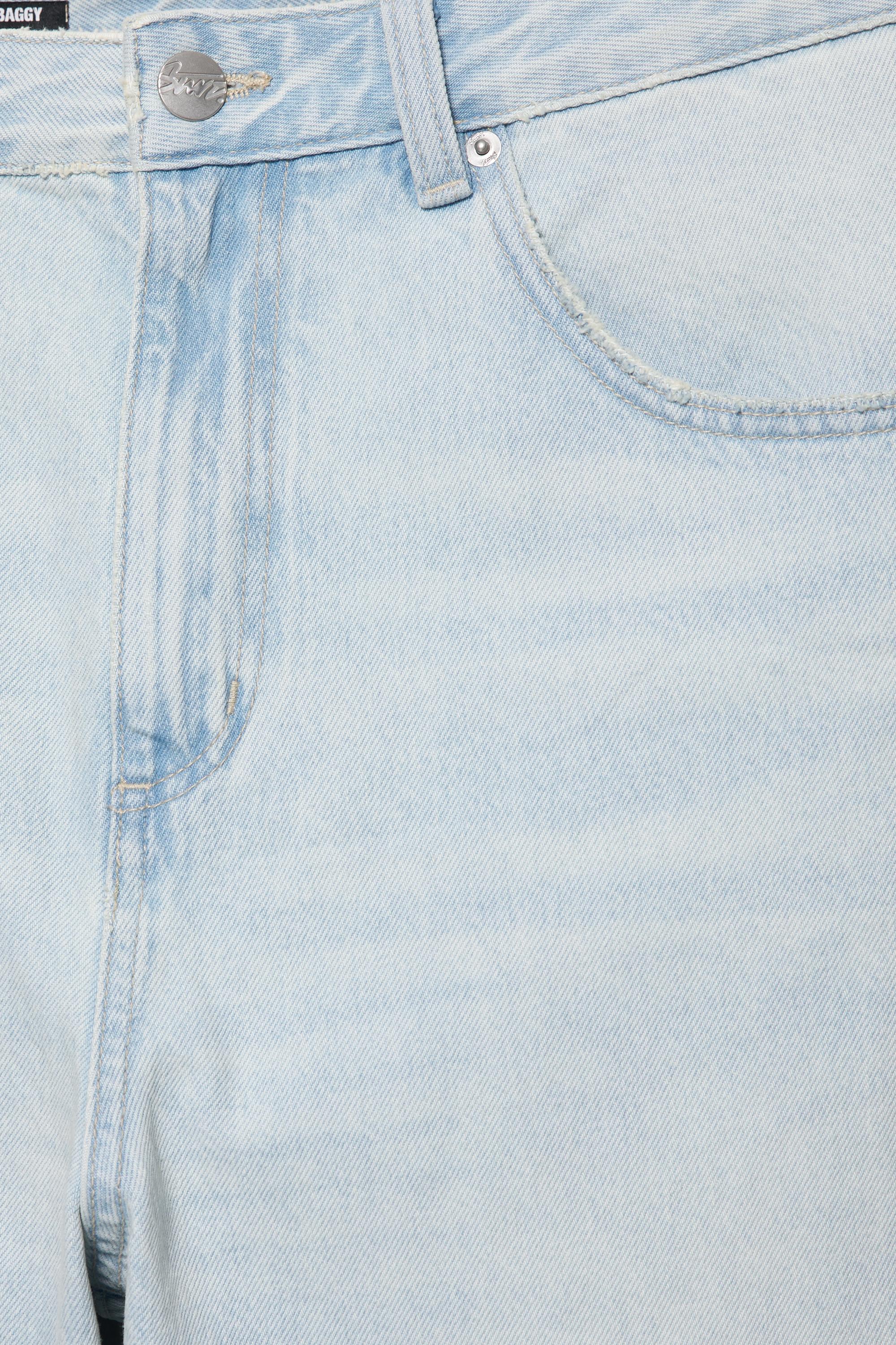 Relaxed fit baggy jeans — Pale blue