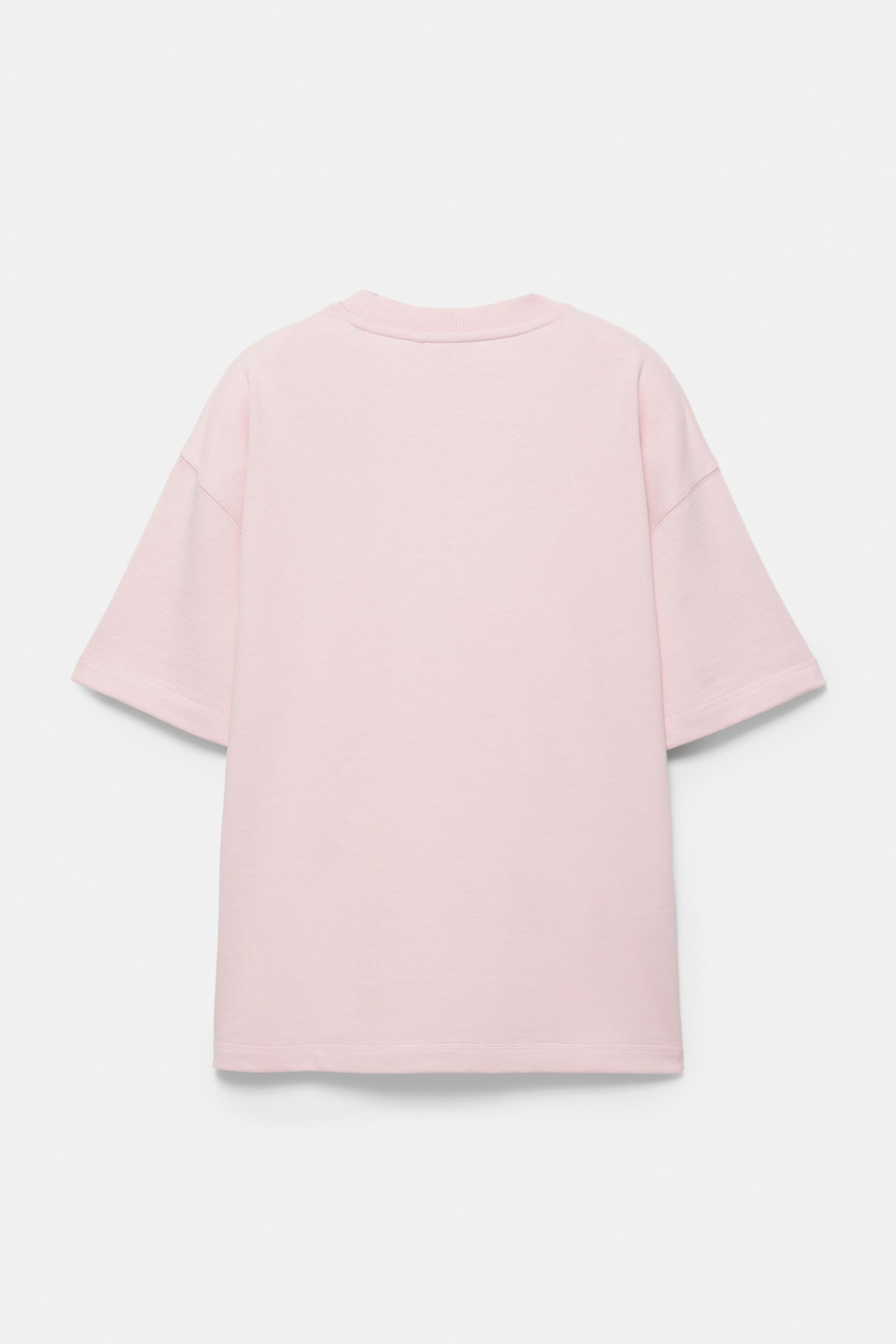 Kısa kollu logolu sweatshirt - Görsel 4