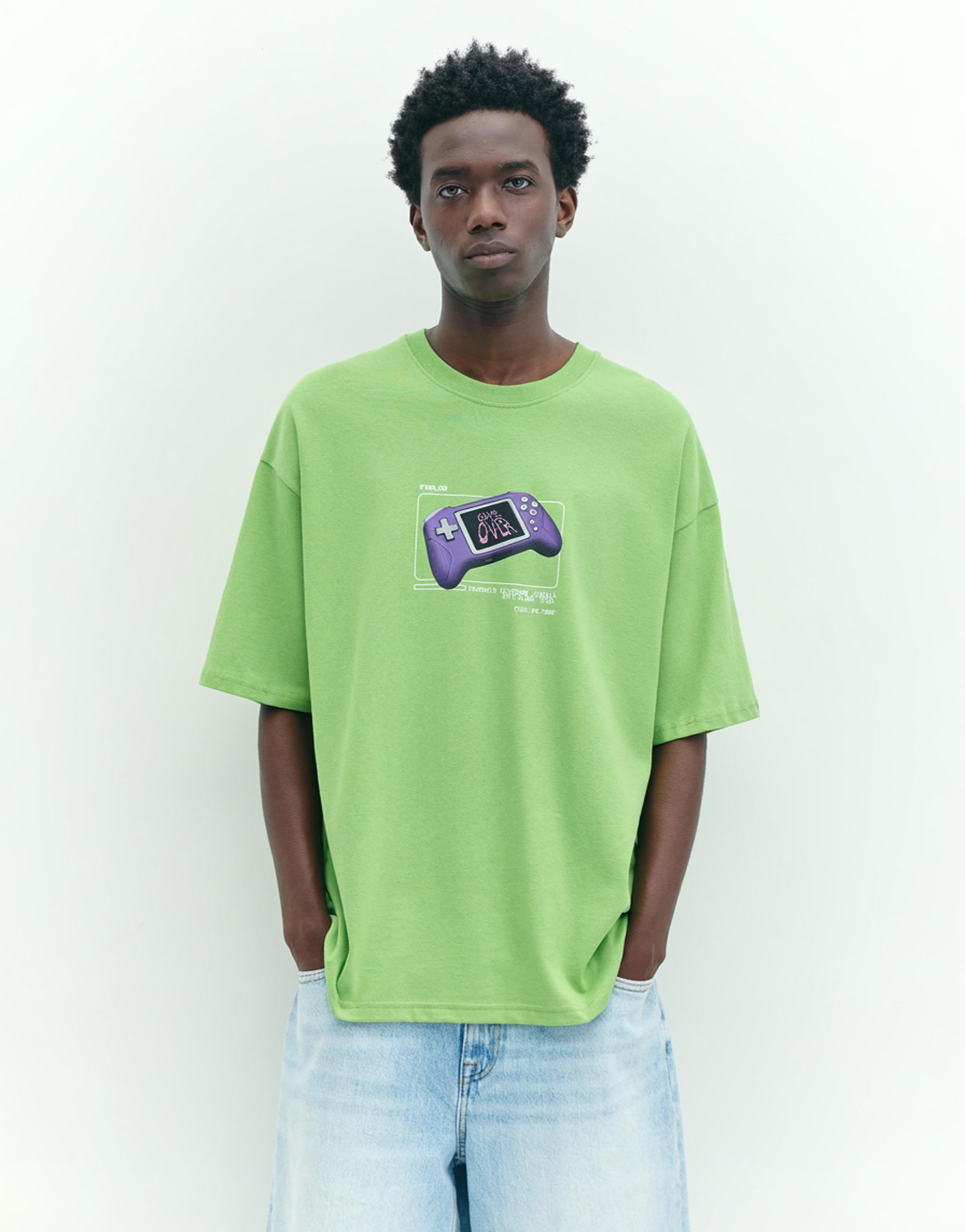 STWD controller graphic T-shirt — Green