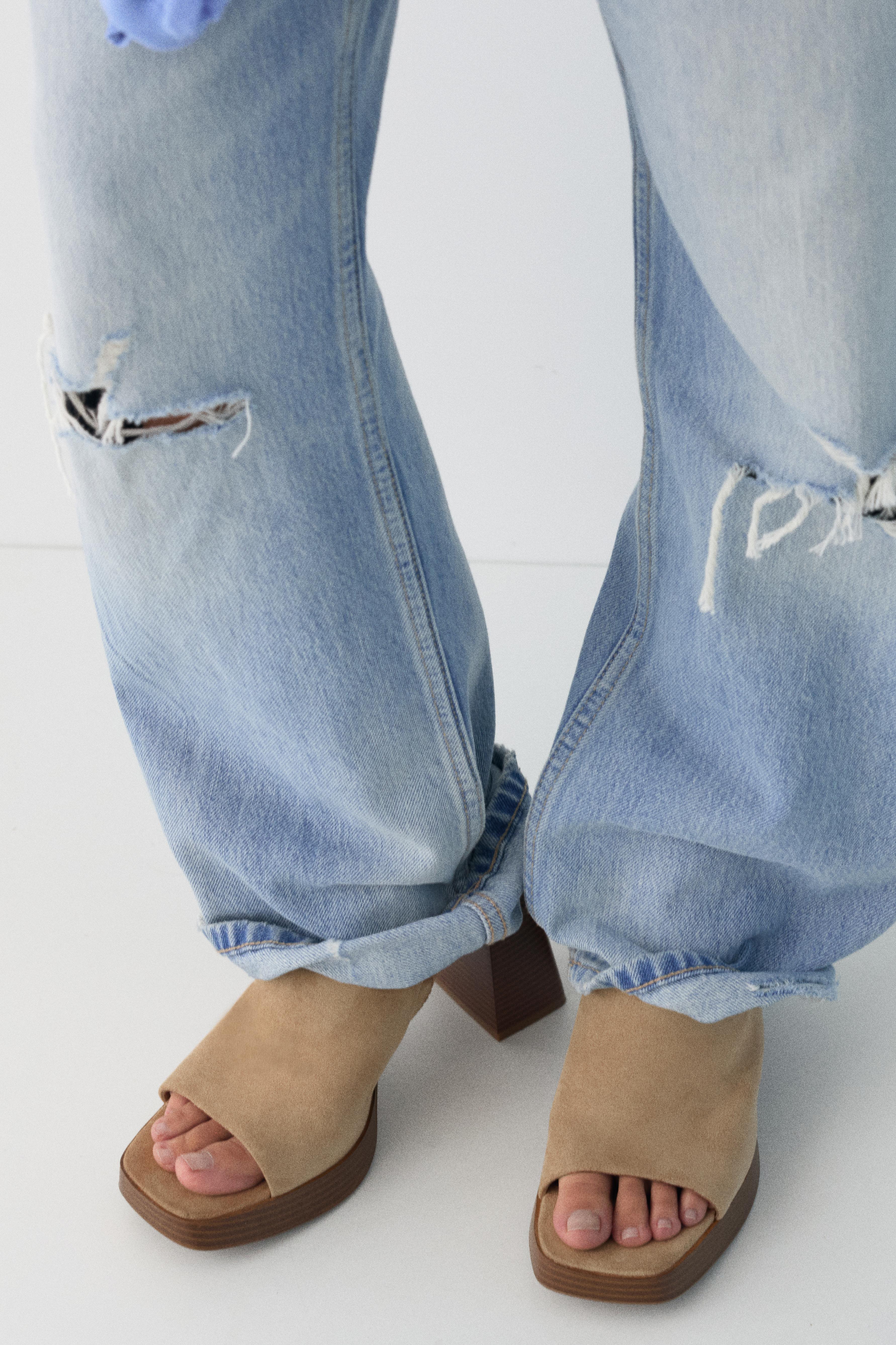 Heeled clogs — Brown