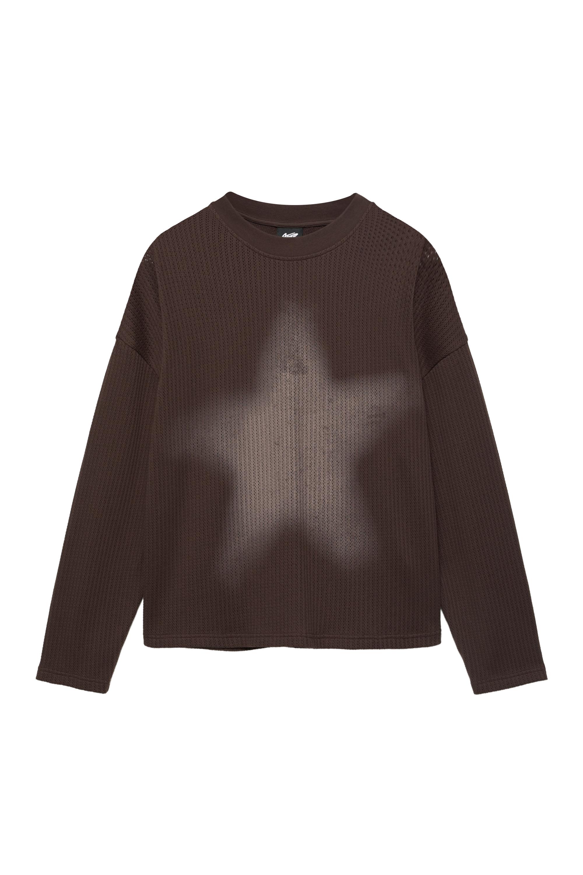 Yıldız baskılı triko tişört - Görsel 12