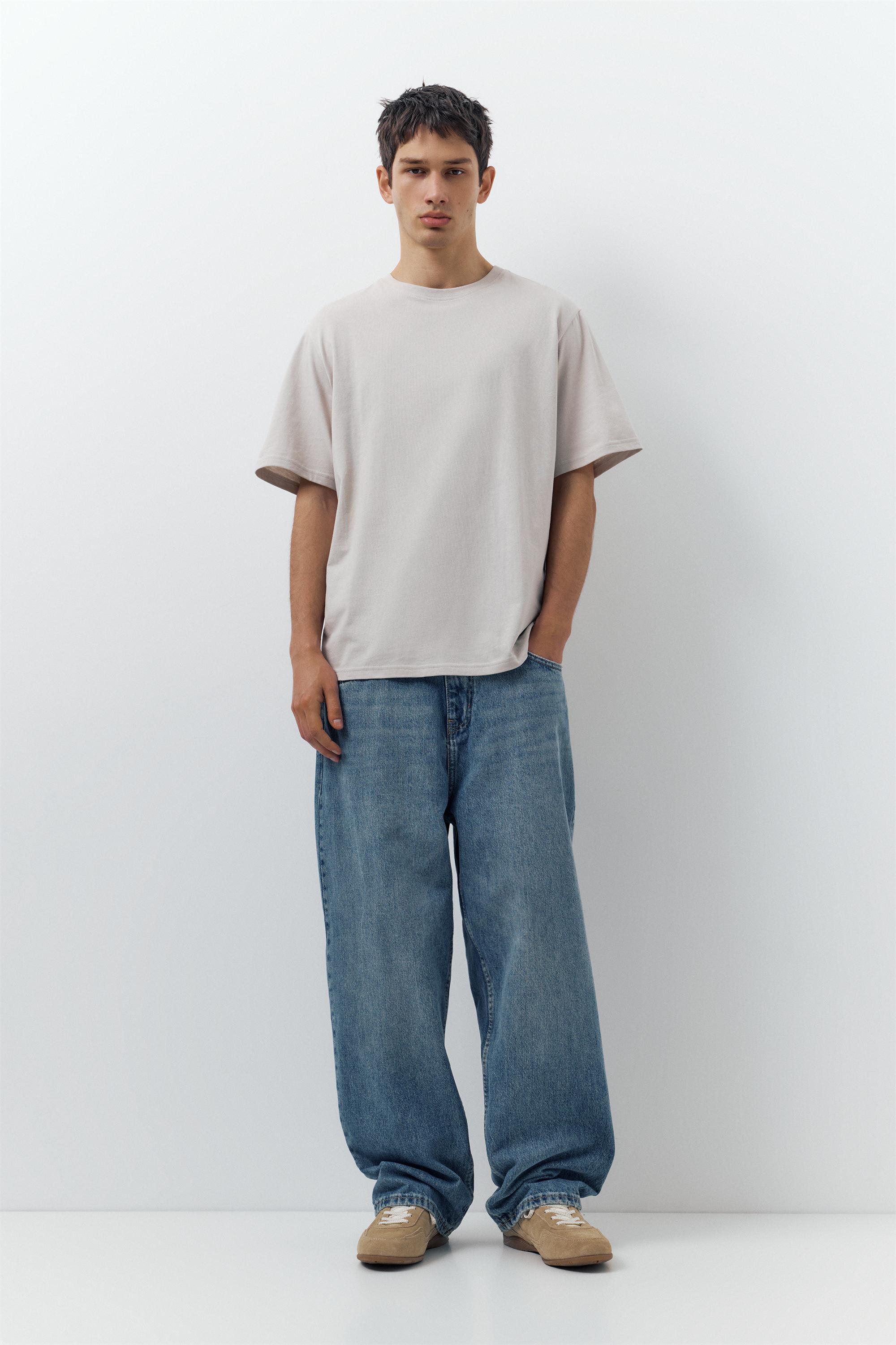 3-pack of short sleeve T-shirts — Ash