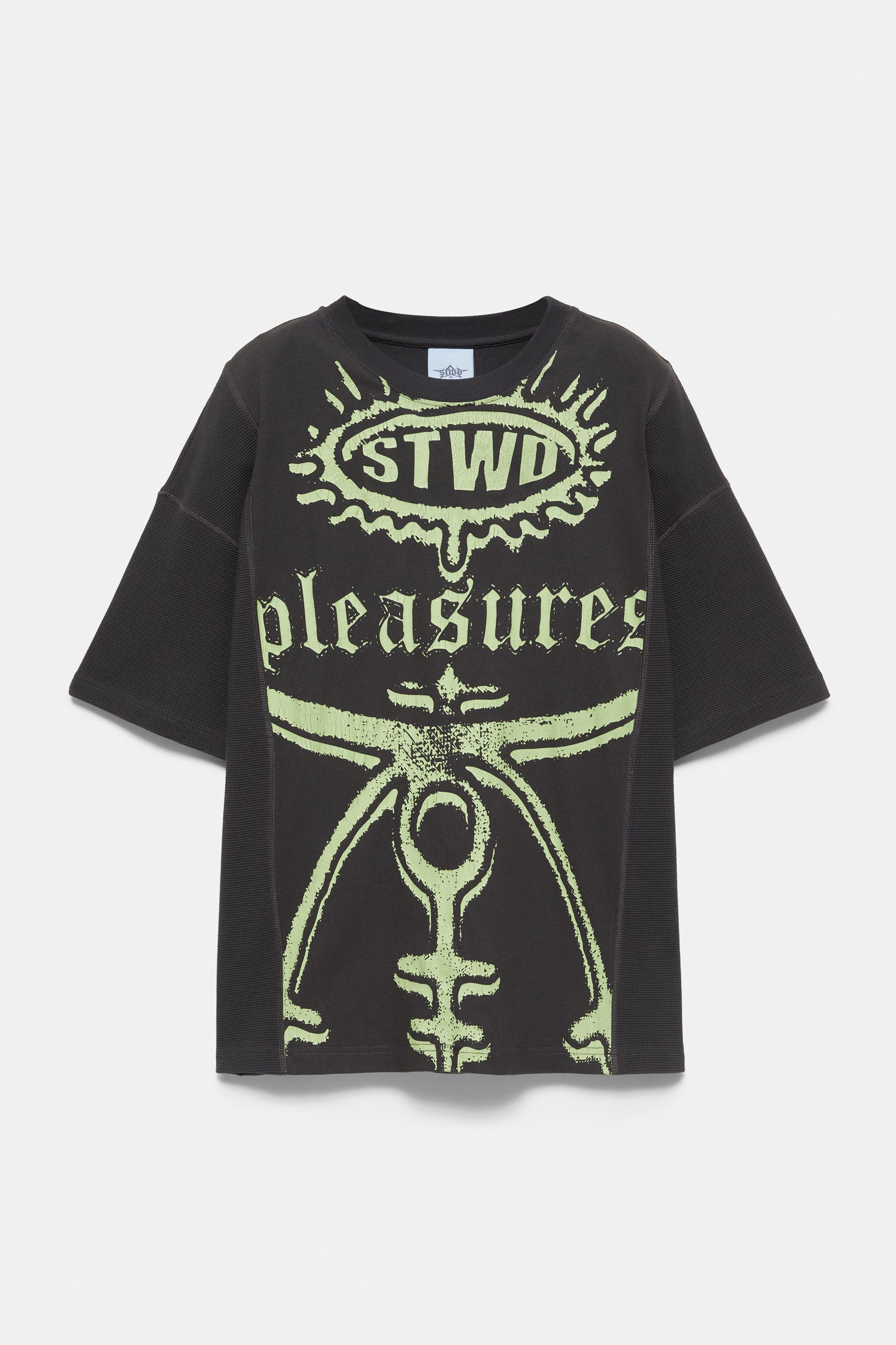 Pleasures x STWD T-shirt — Black