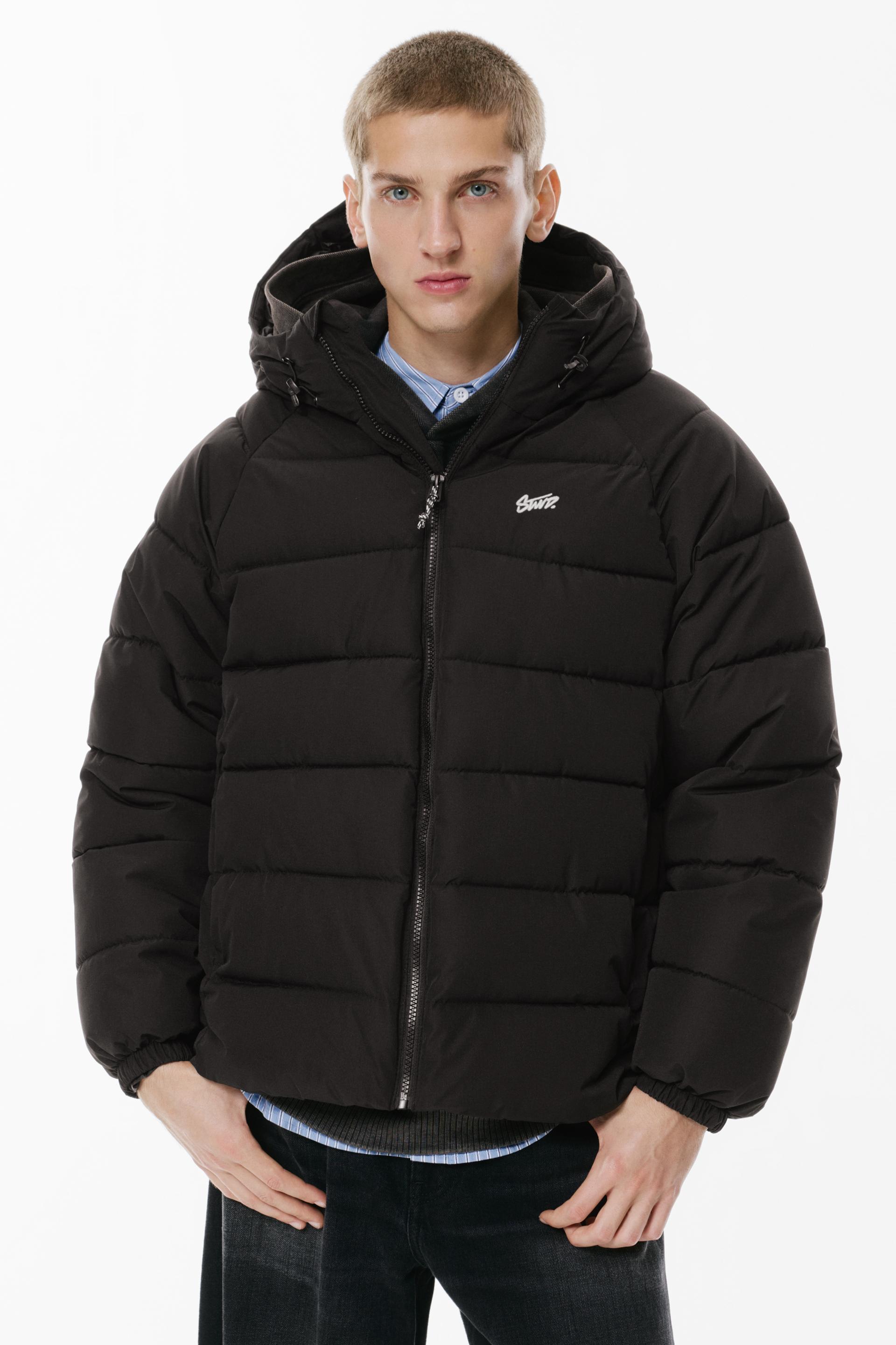 Puffer Jacket Pull And Bear Veste Homme Doudoune Homme Pull And