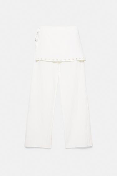 Flowy sarong trousers — Vanilla 6