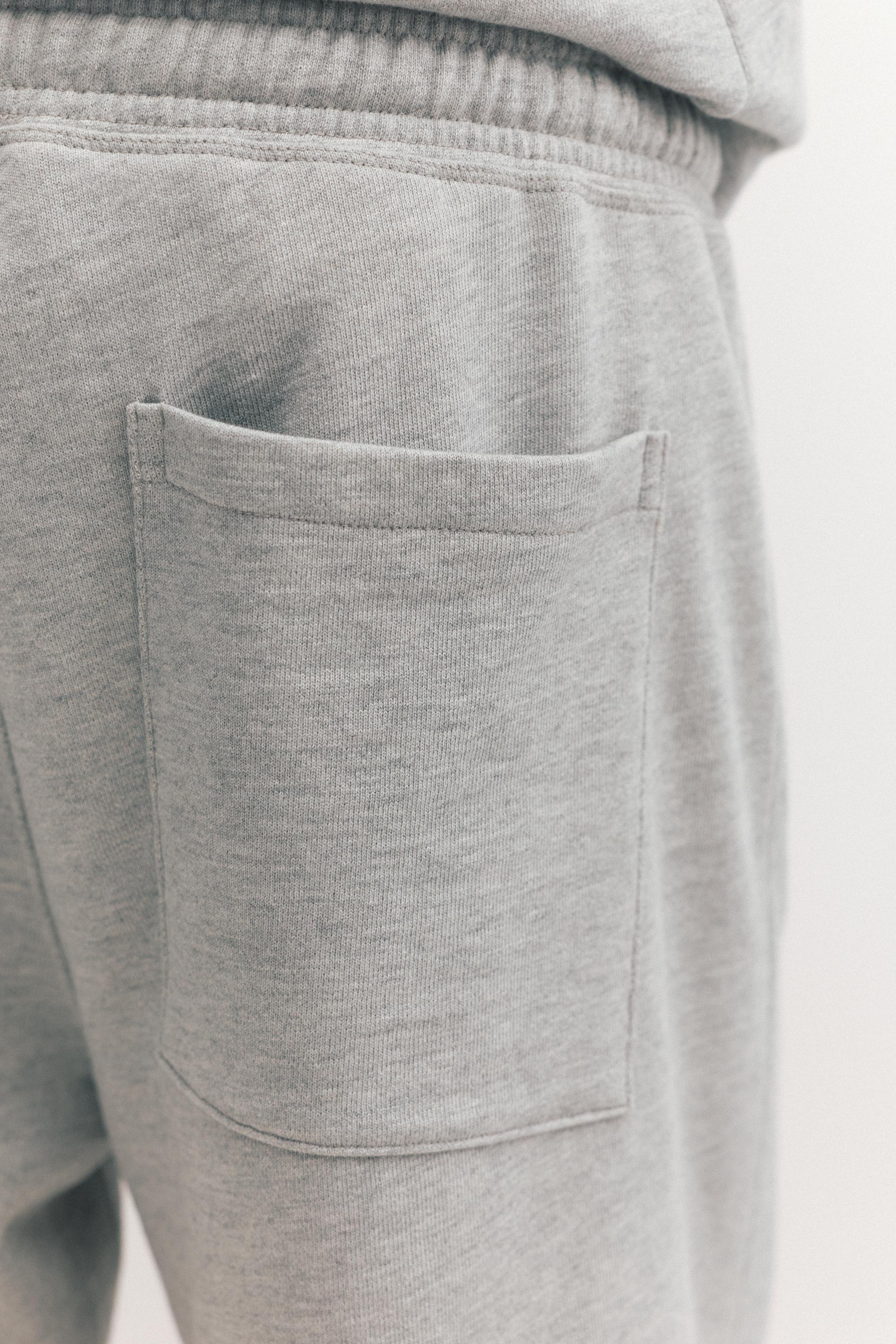 STWD jogger Bermuda shorts — Grey marl