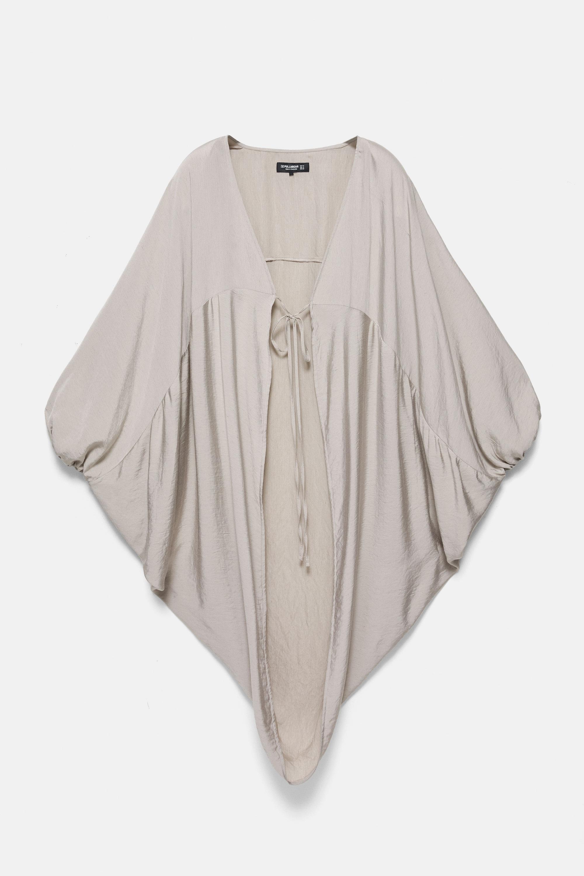 Kimono tunic — Pearl grey