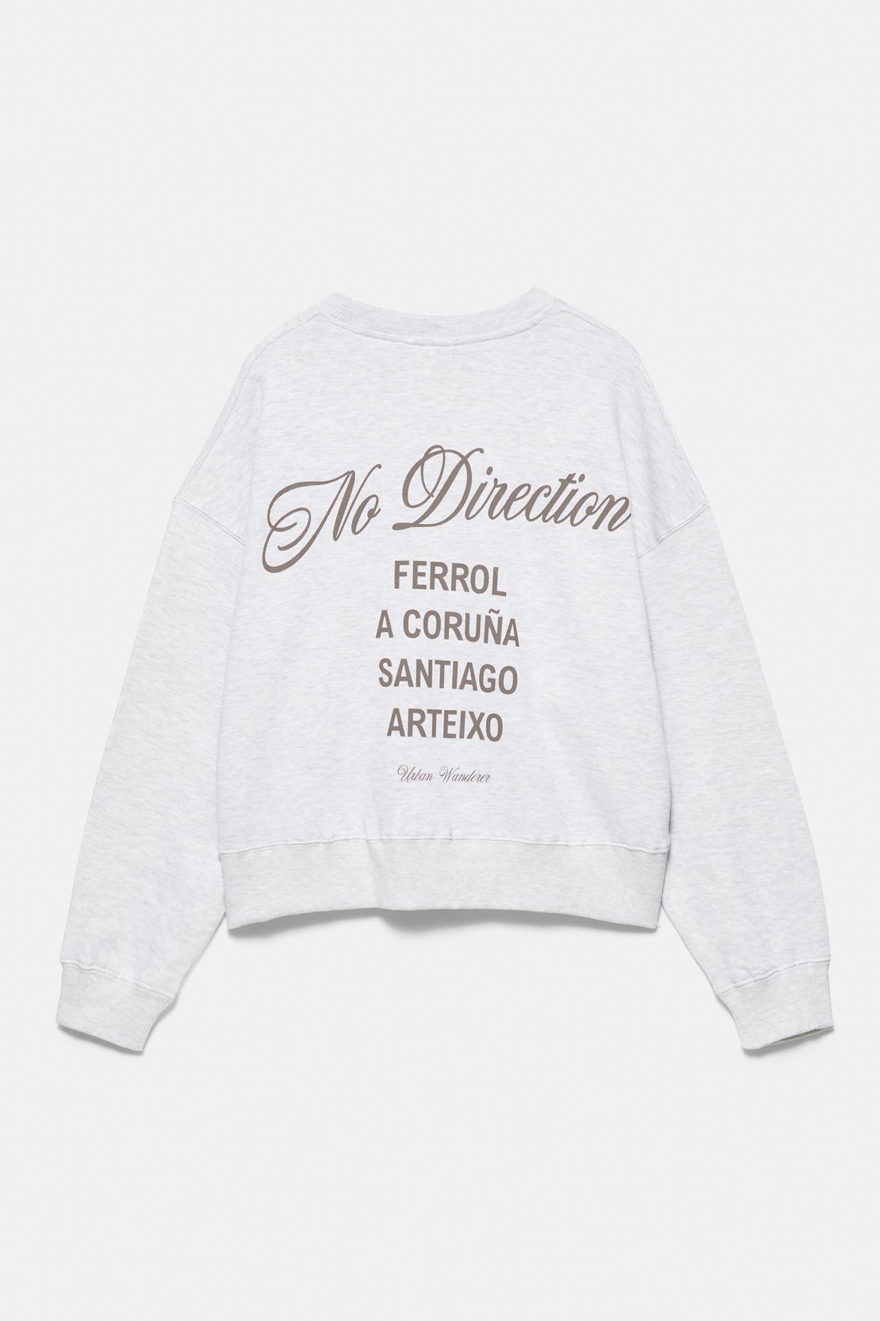 A Coruña 15004 sweatshirt — Grey marl
