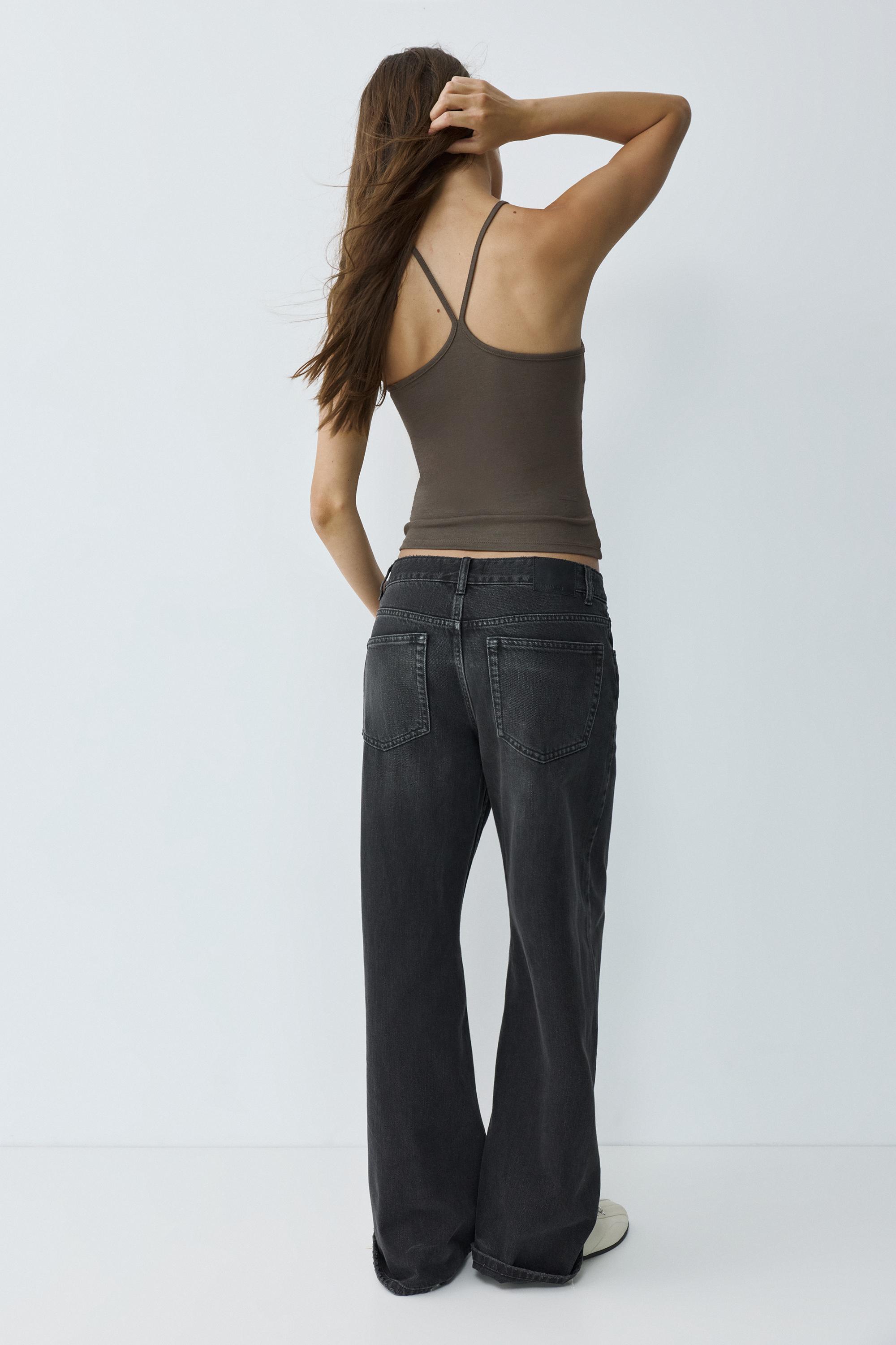 Halter-neck strappy back top — Mink