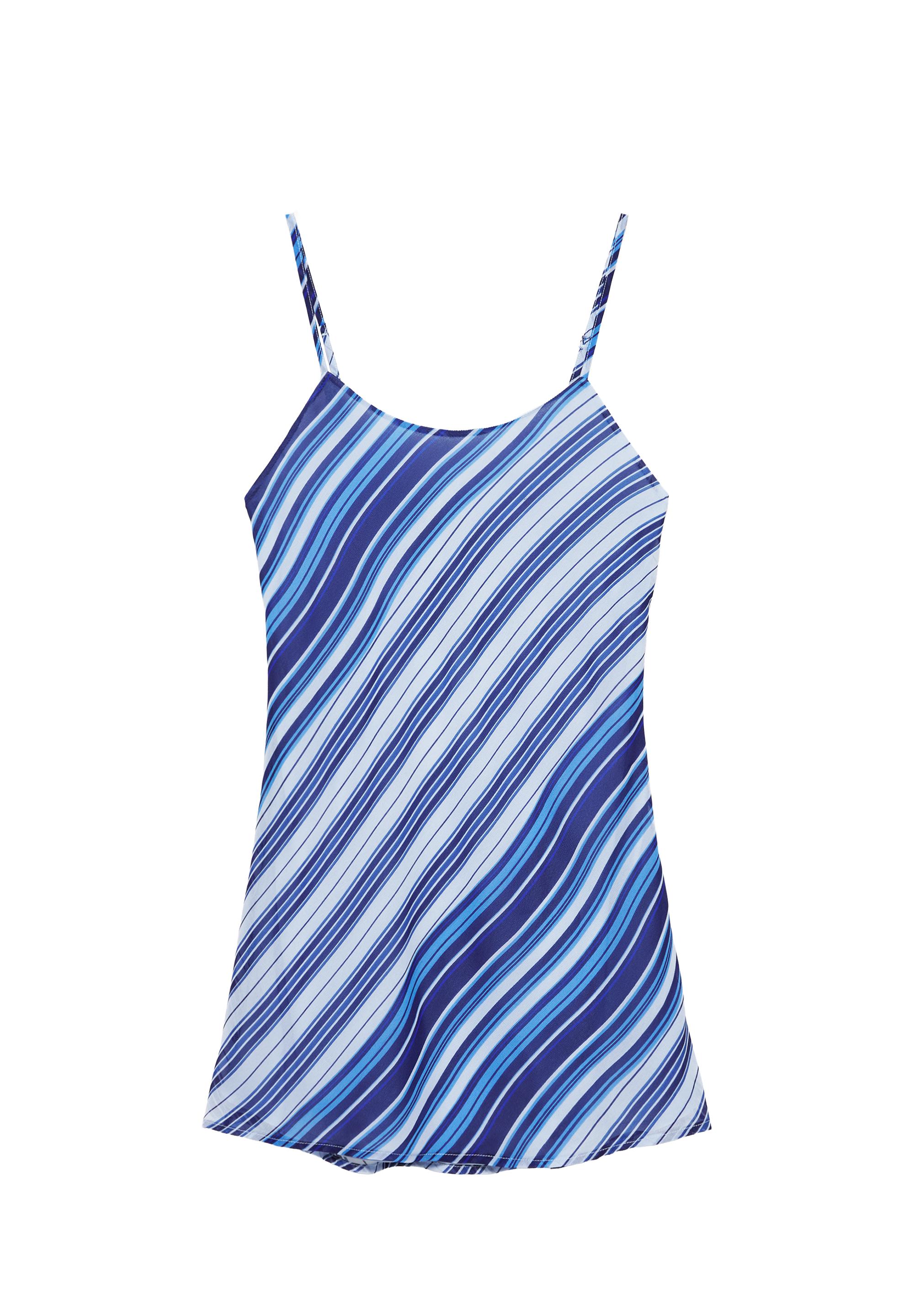 Short striped strappy dress