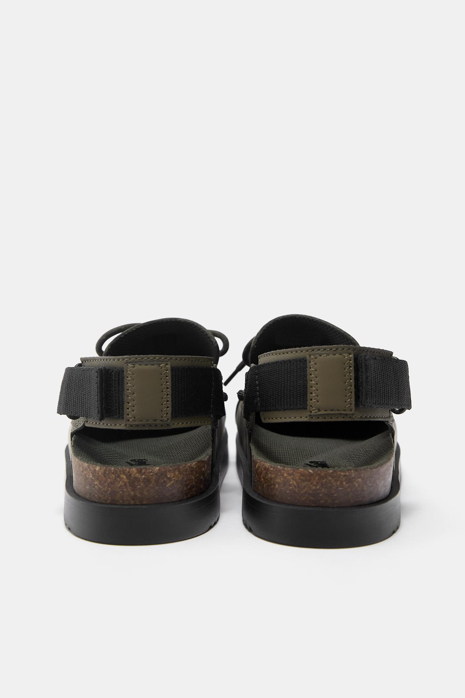 Lace-up STWD clogs — Green