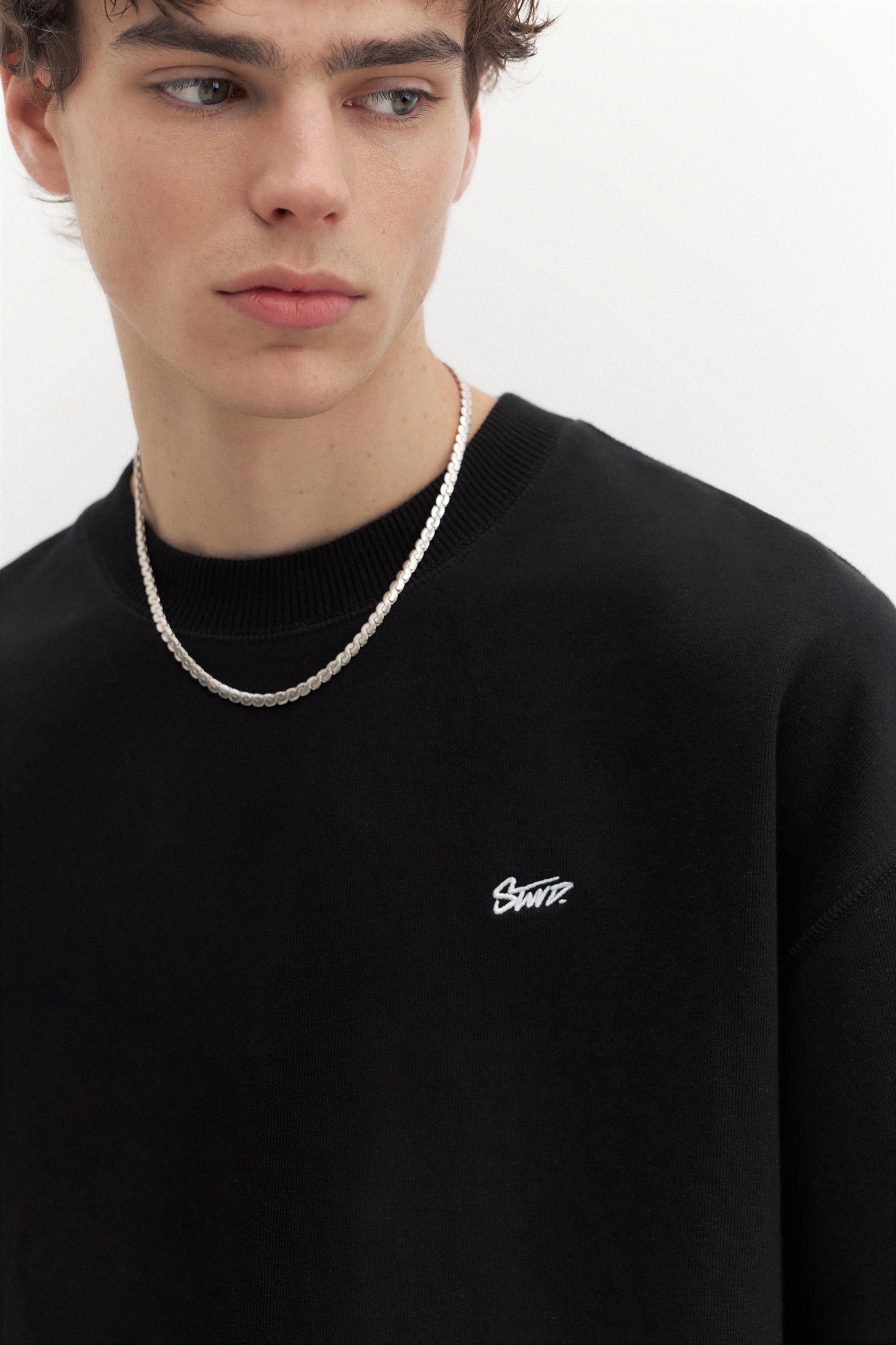 Short sleeve STWD sweatshirt — Black