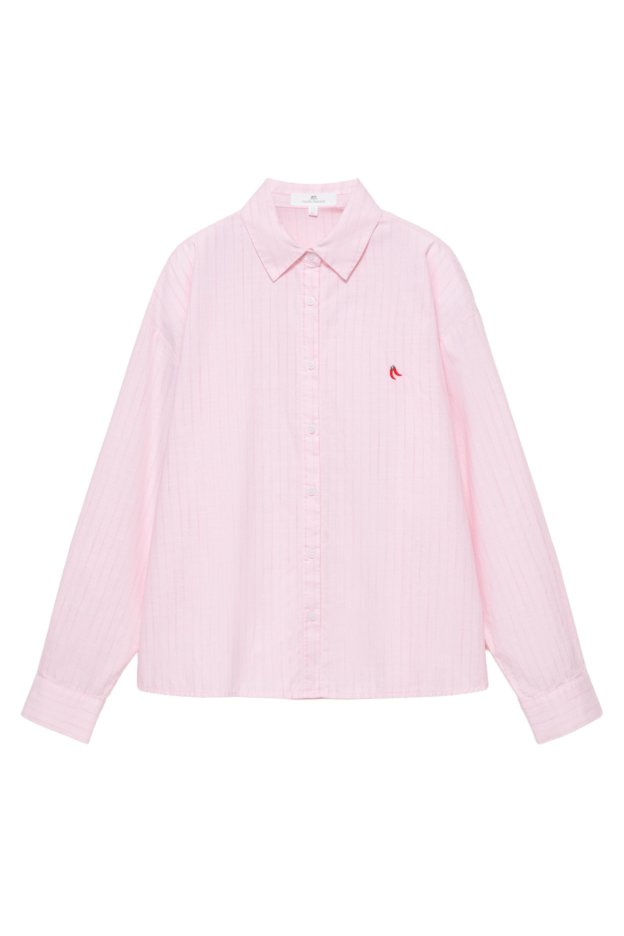 Çizgili biberli gömlek - Görsel 10