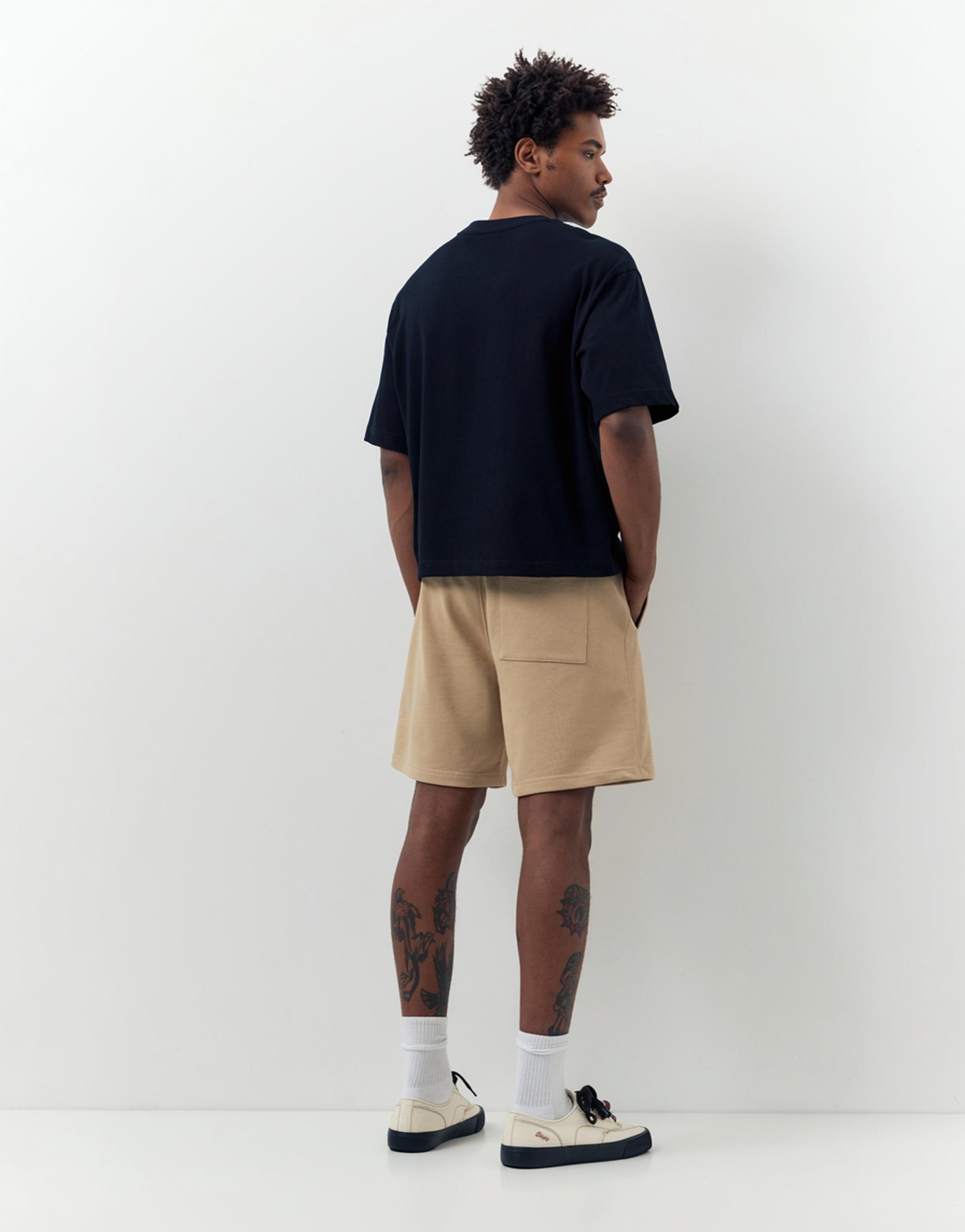 2-pack of STWD Bermuda short sweatpants — Beige