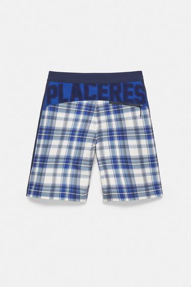 Pleasures x STWD swim shorts — Blue 9