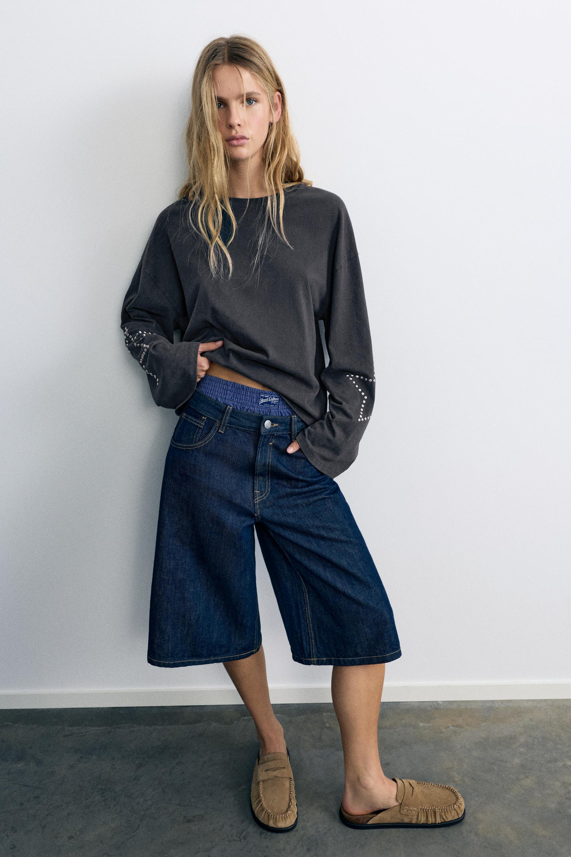 Oversize star T-shirt — Grey