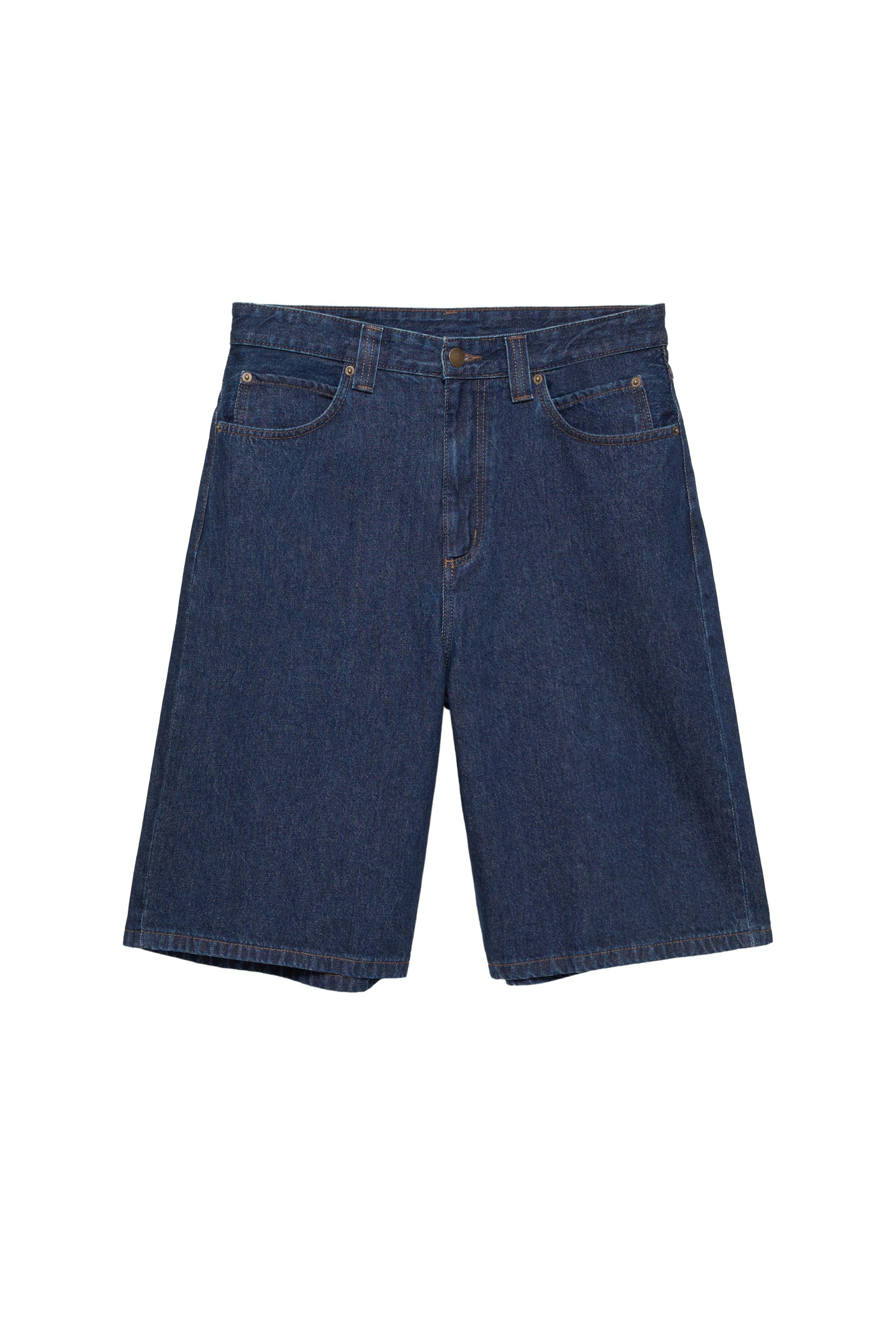 Skater denim bermuda - Görsel 5