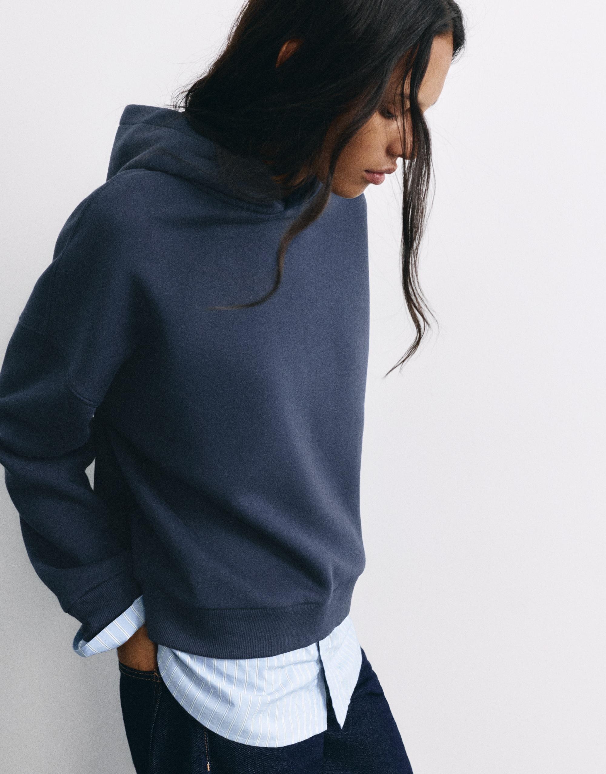 Combined hoodie — Navy