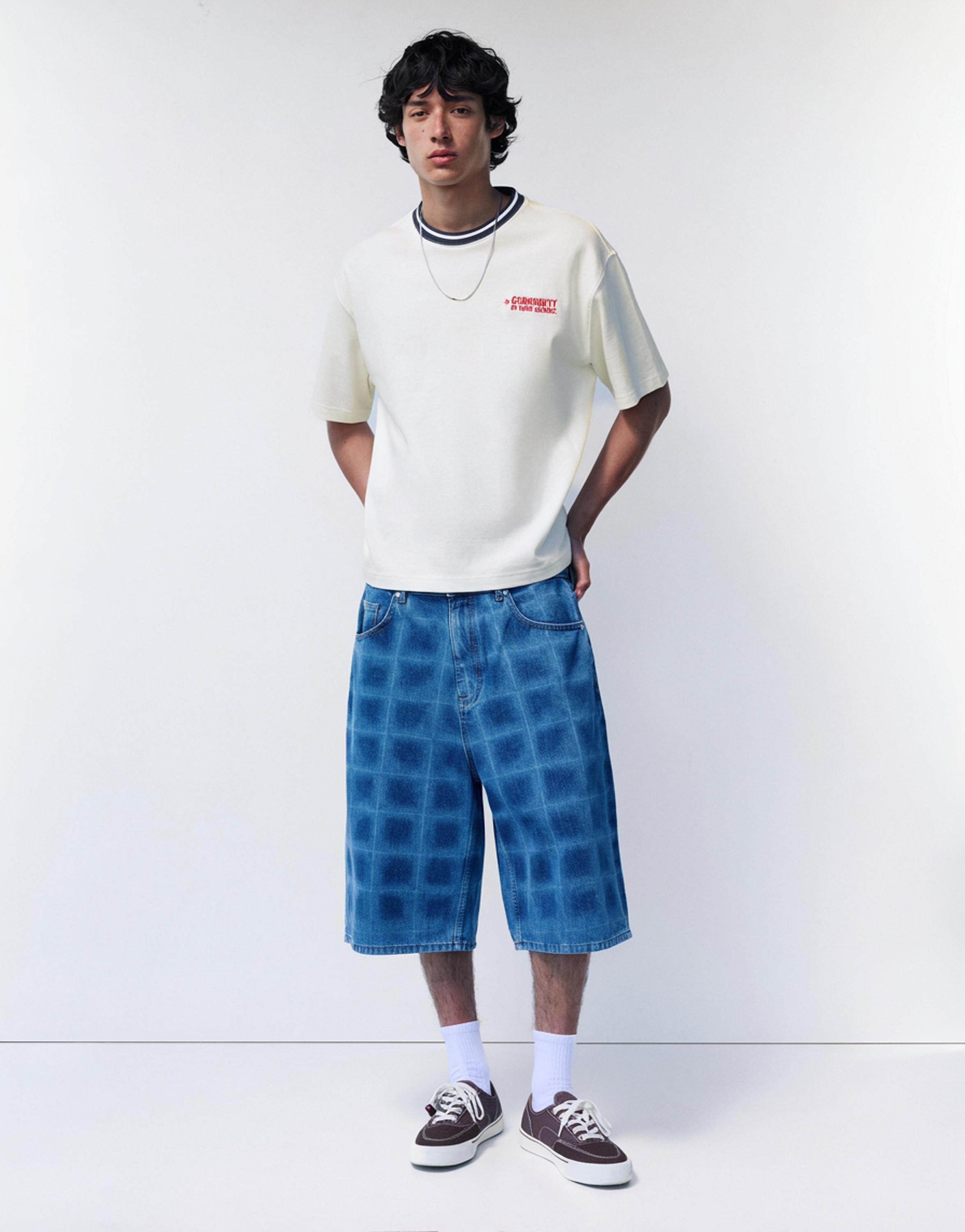 91 grafik baskılı t-shirt - Görsel 8