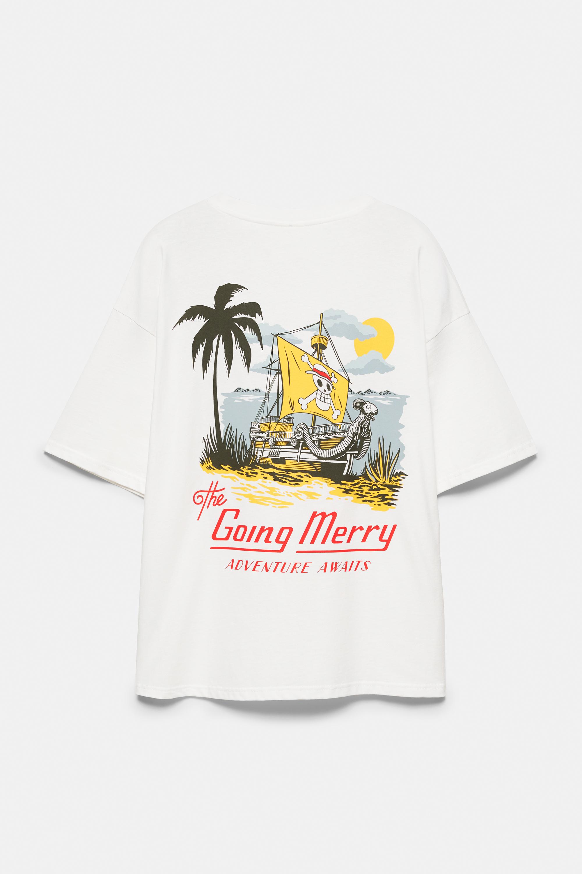 One Piece relaxed fit T-shirt — Off white