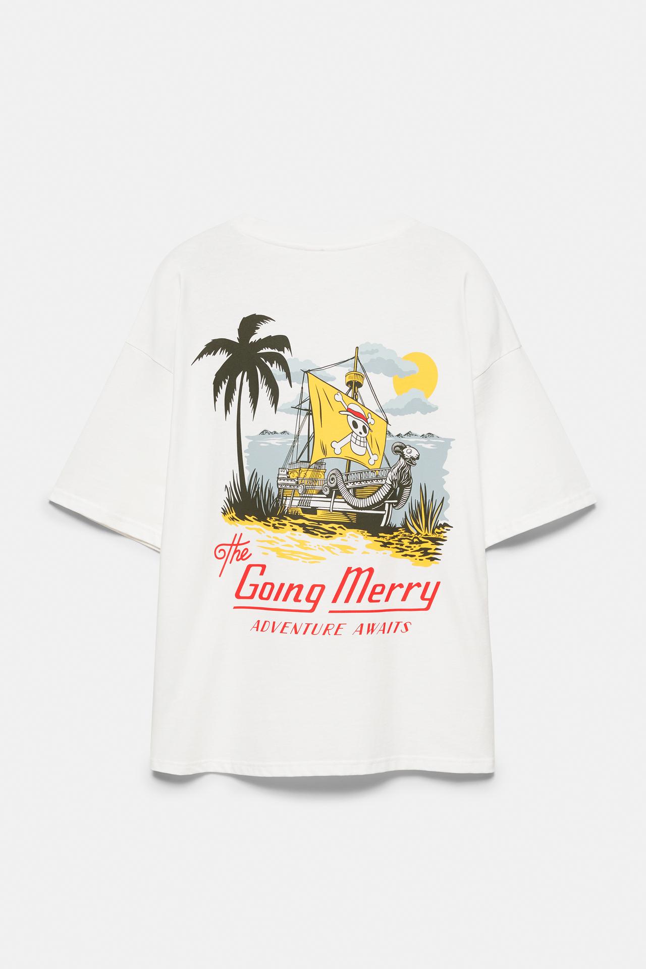 One Piece relaxed fit T-shirt — Off white