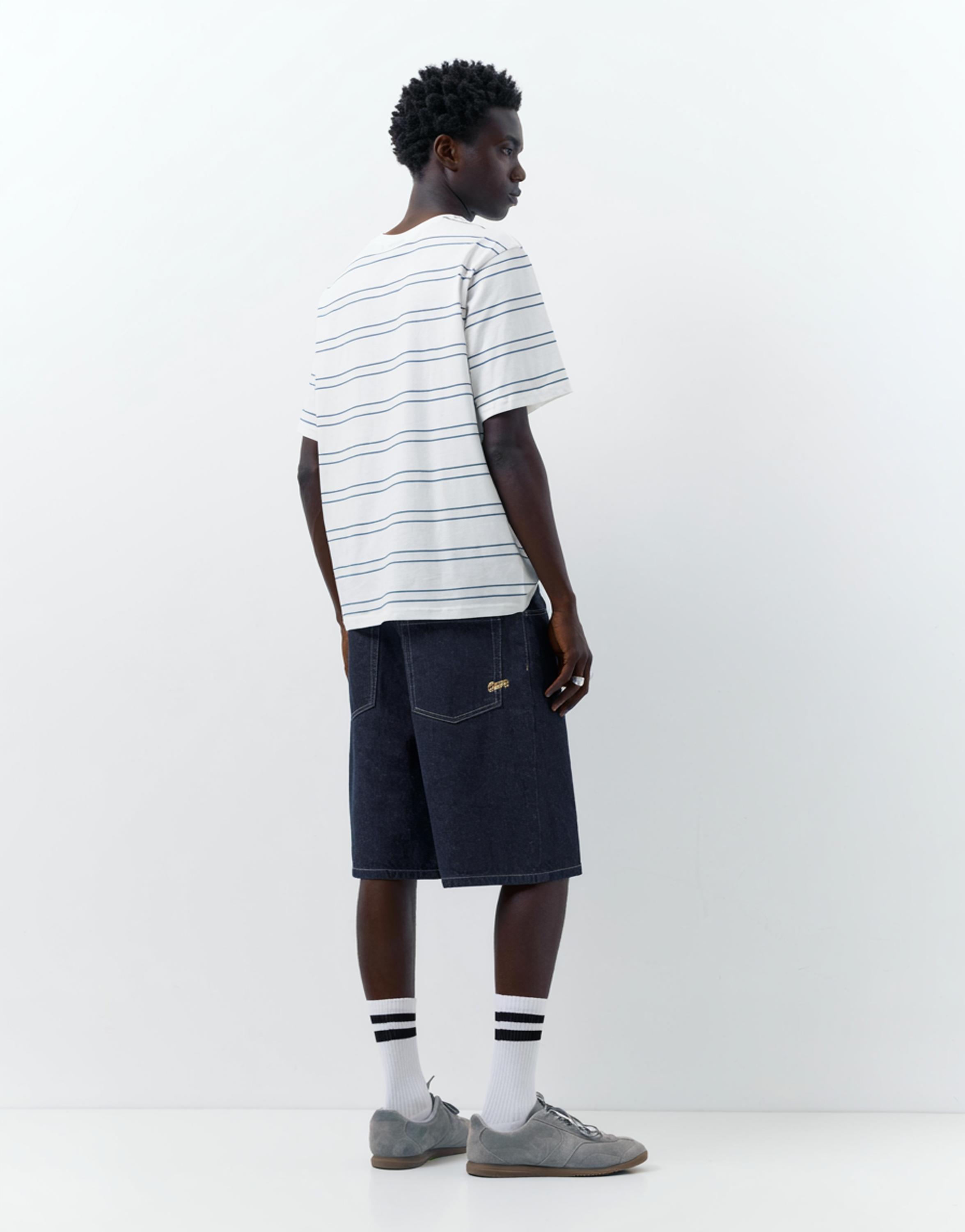 Baggy denim bermuda - Görsel 116