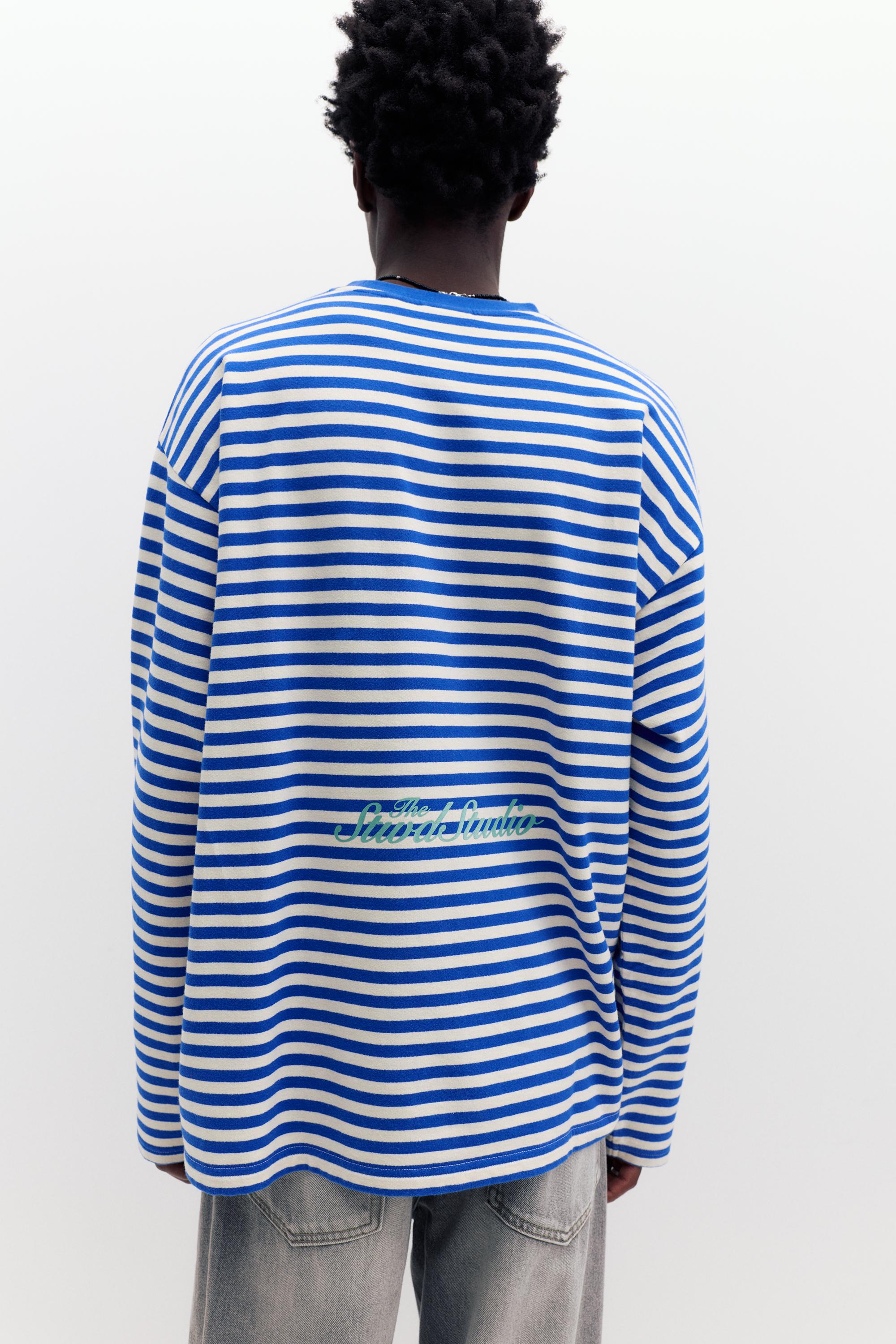 Çizgili uzun kollu t-shirt - Görsel 20