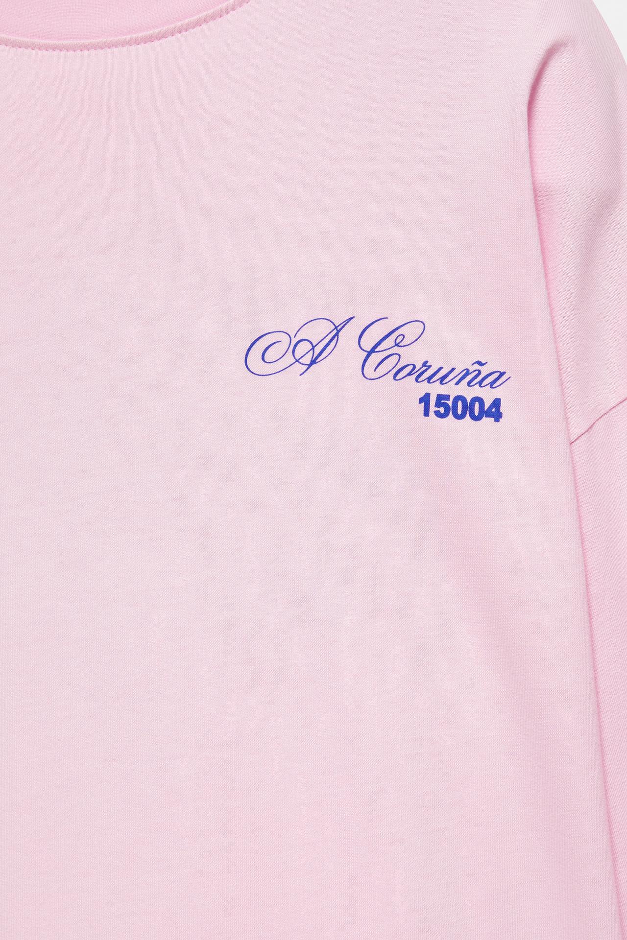 Pink A Coruña T-shirt — Pink