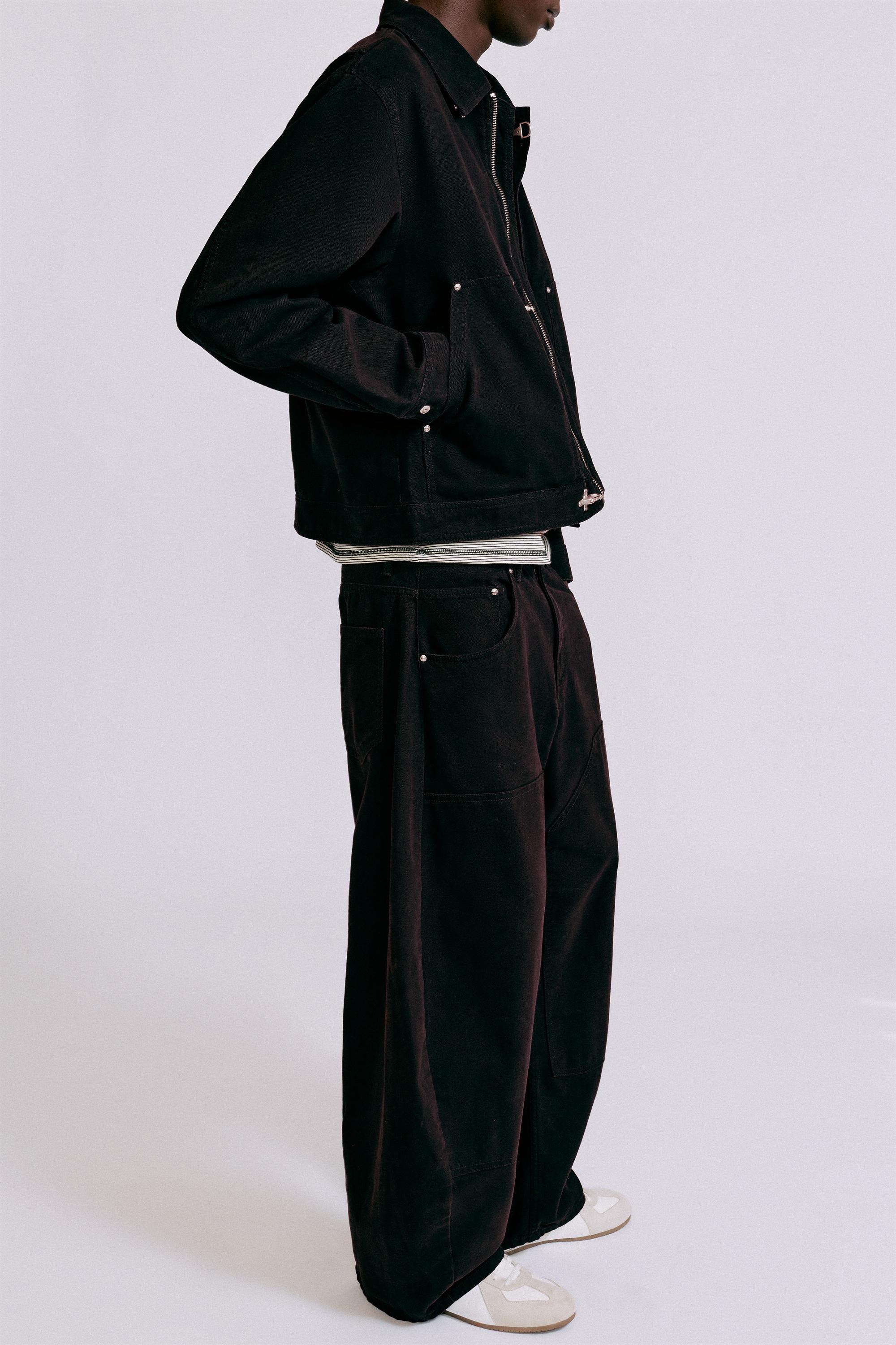 Double-leg trousers — Black