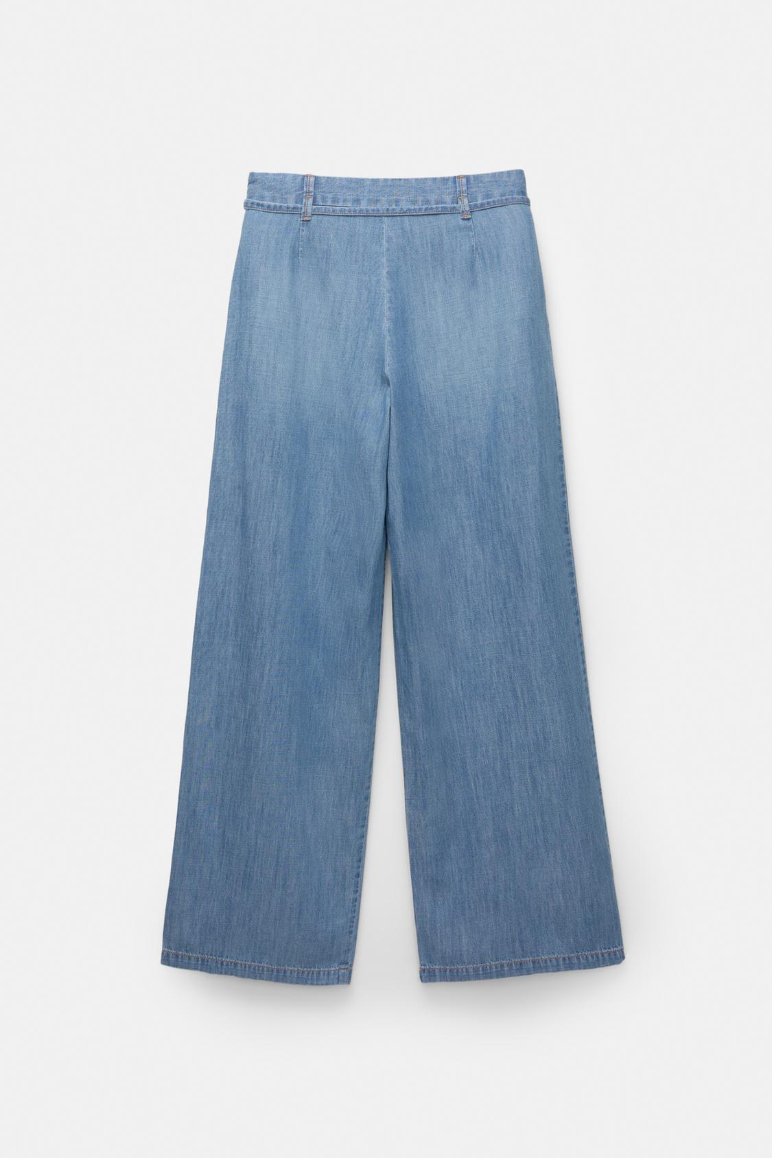 Jean wide leg à cordon pull&bear