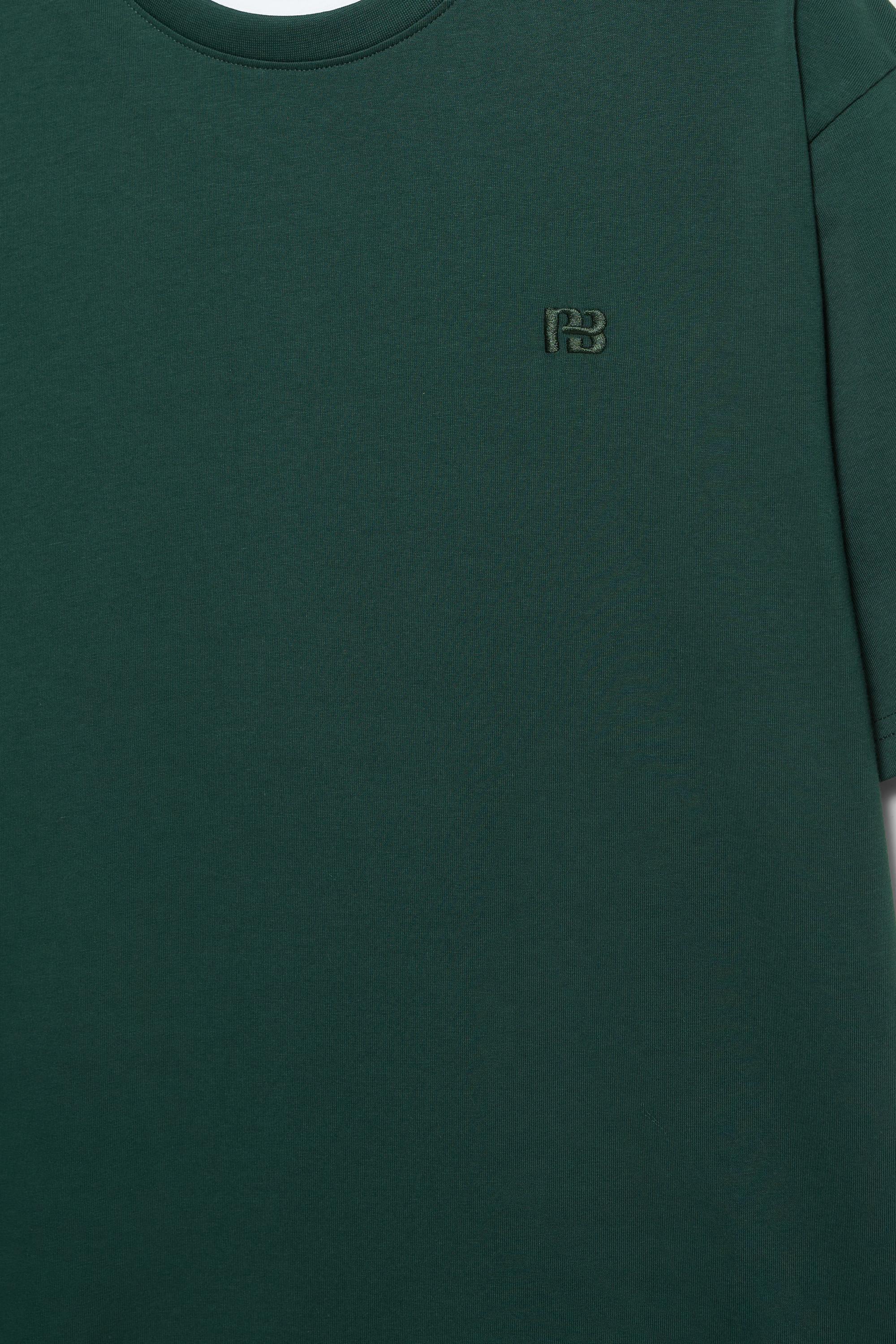 Double logo T-shirt — Green