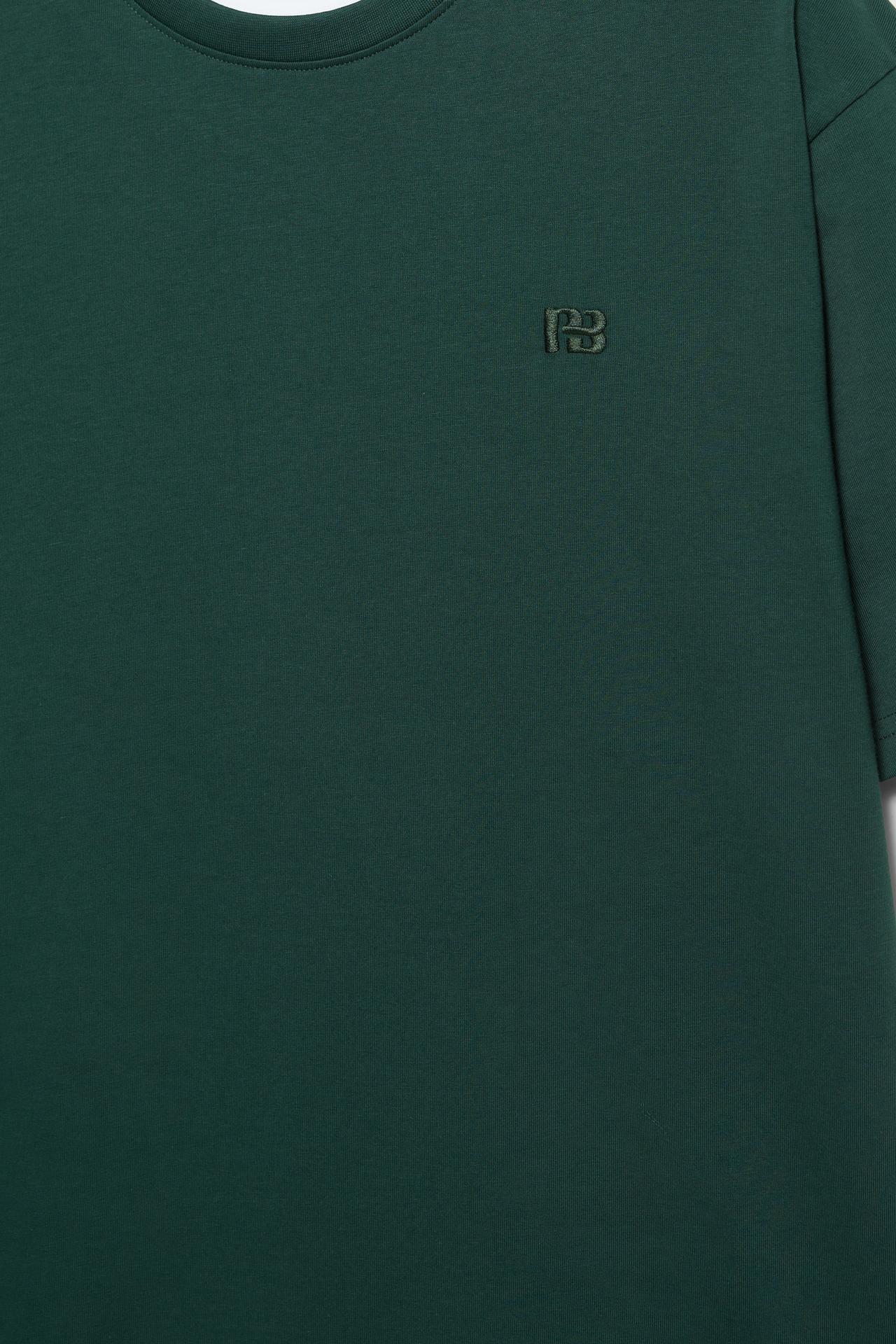 Double logo T-shirt — Green