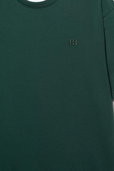 Double logo T-shirt — Green 3