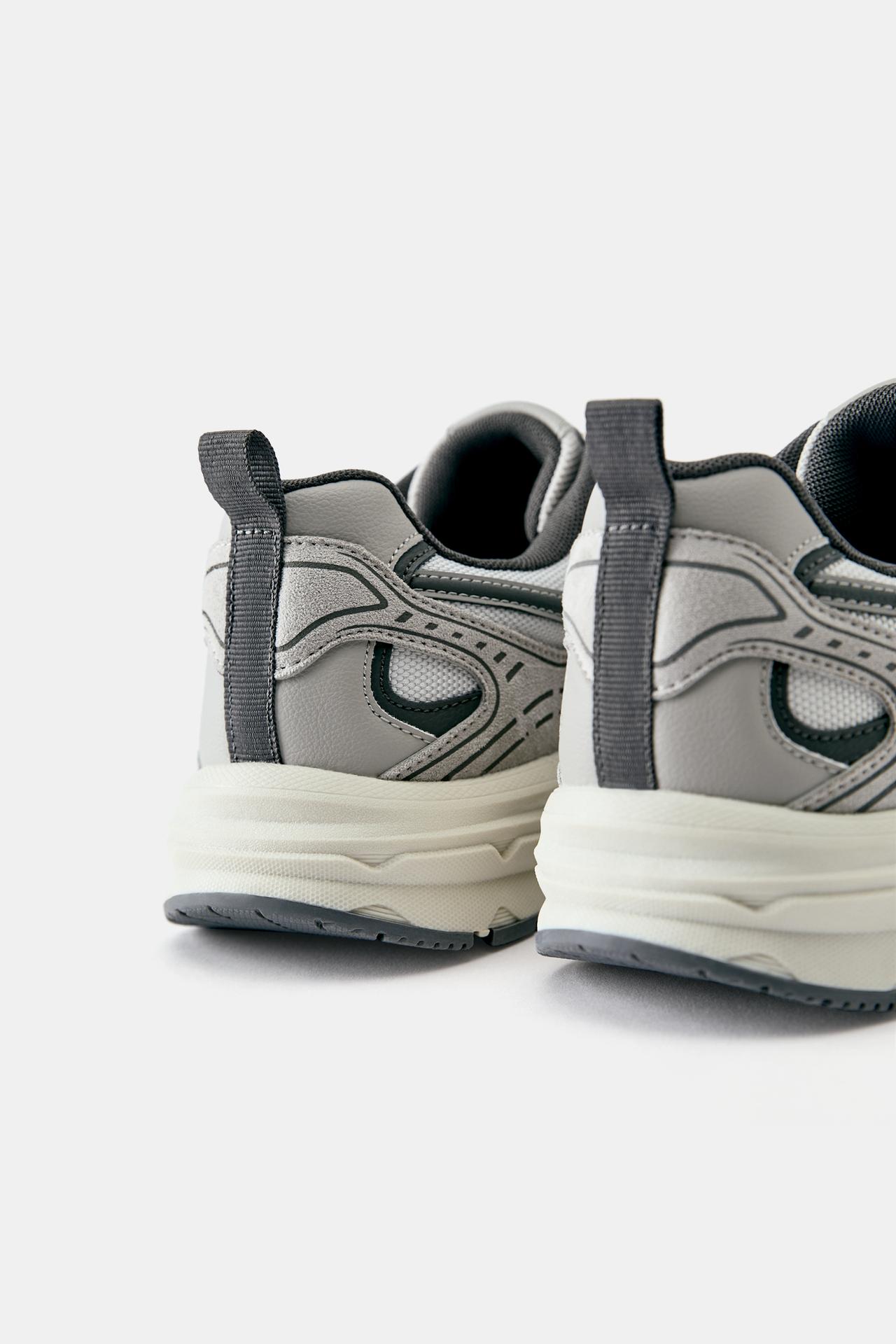 Multi-piece trainers — Grey