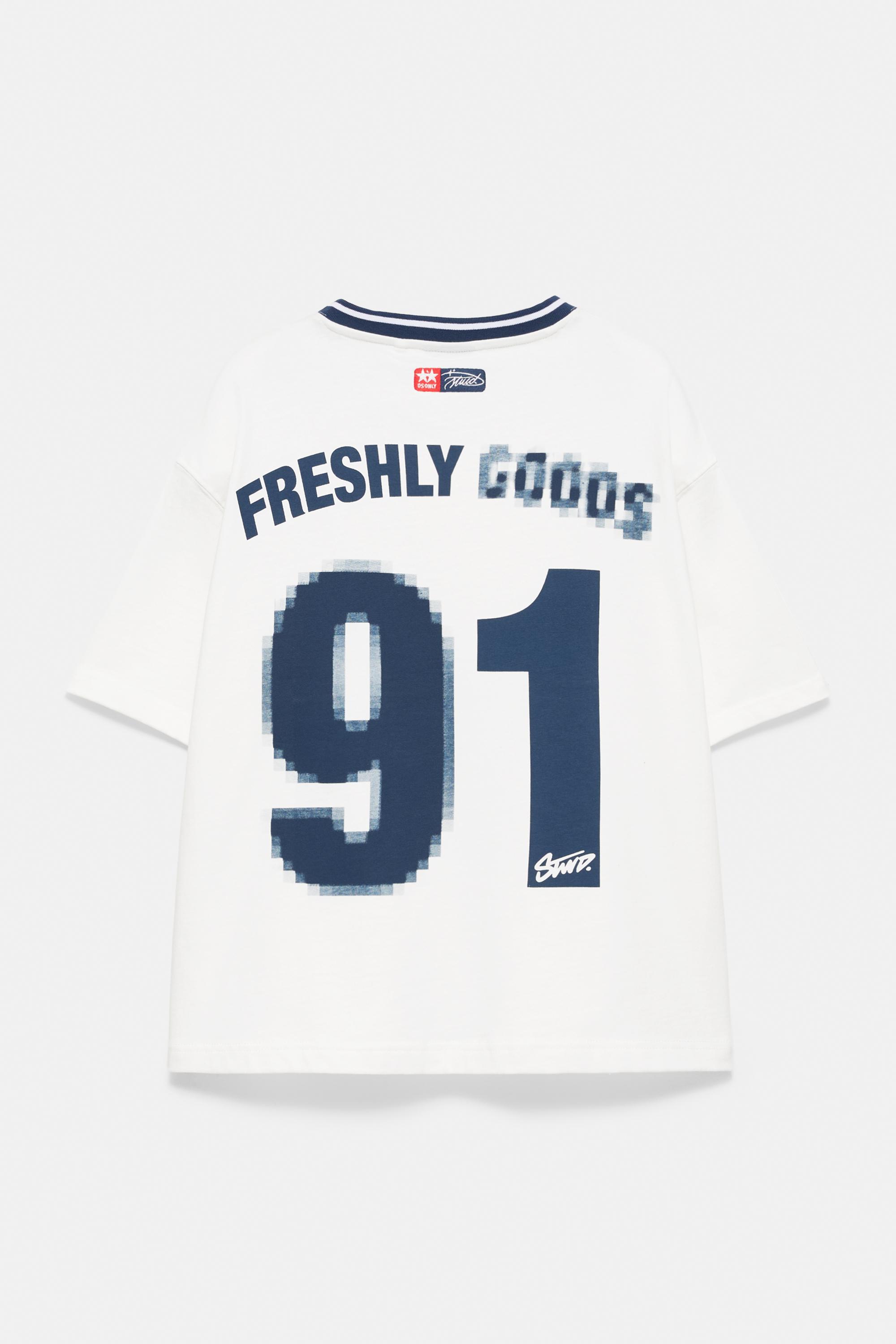 91 grafik baskılı t-shirt - Görsel 2