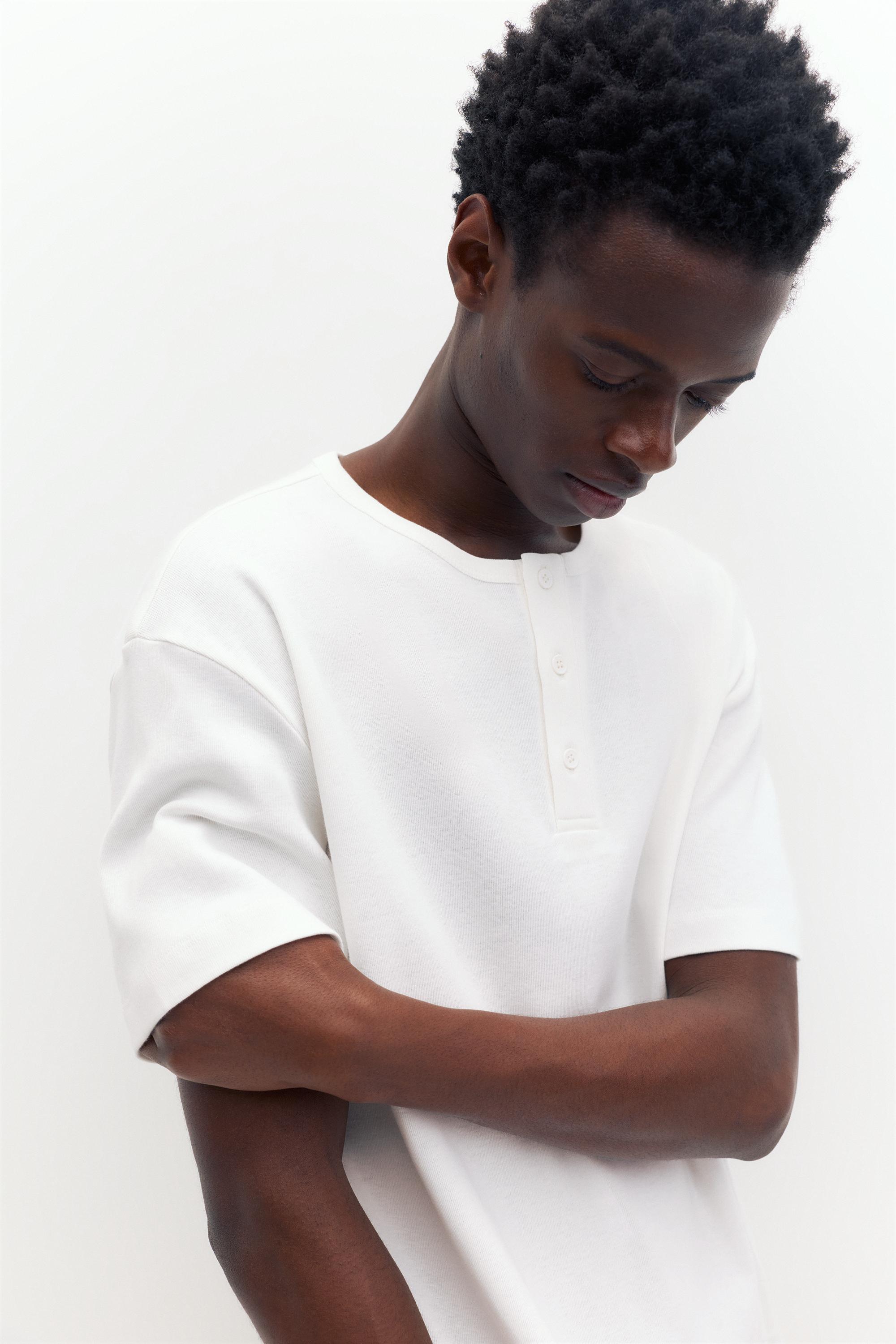 Basic henley t-shirt - Görsel 41