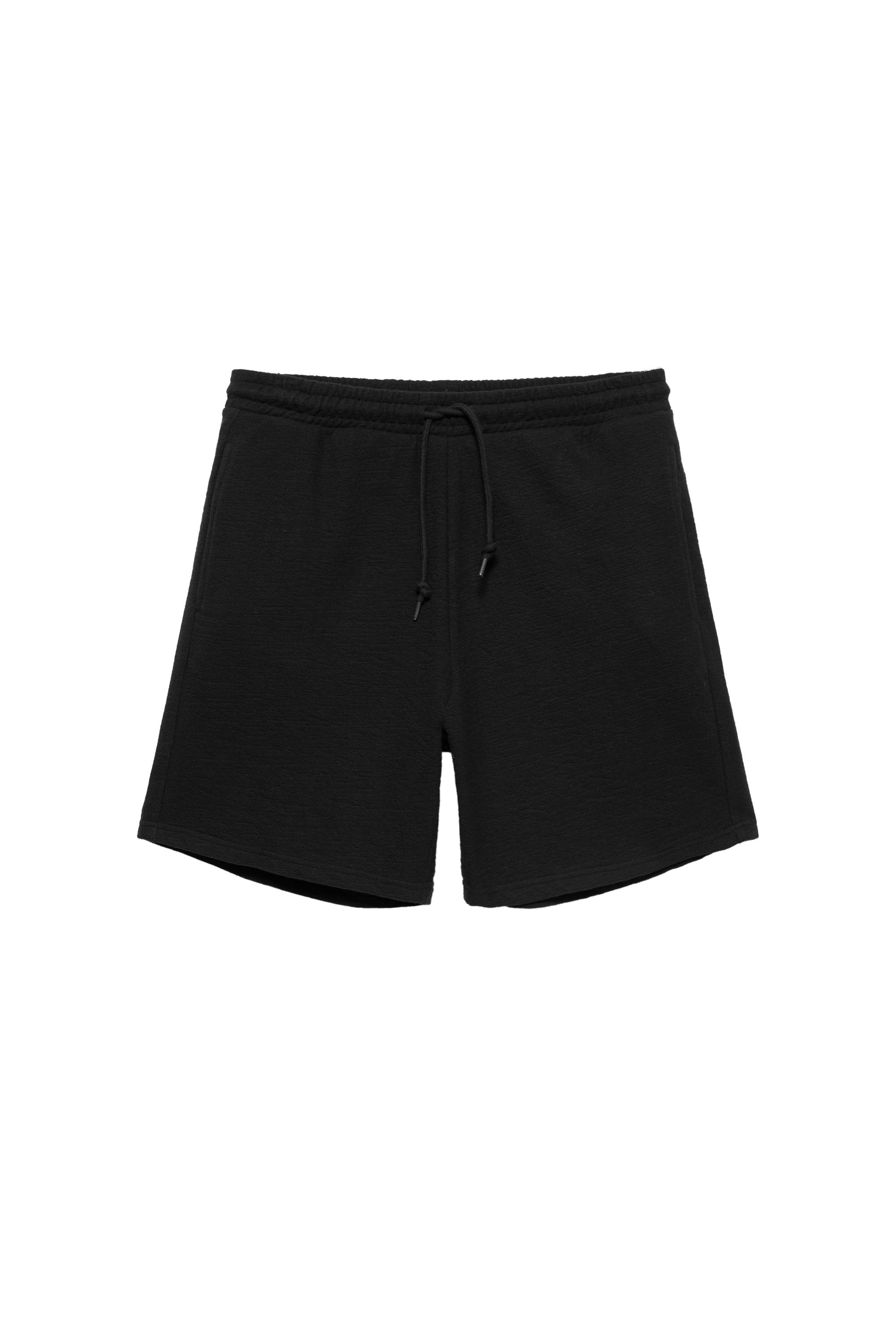 Kumaş dokulu jogger bermuda - Görsel 4
