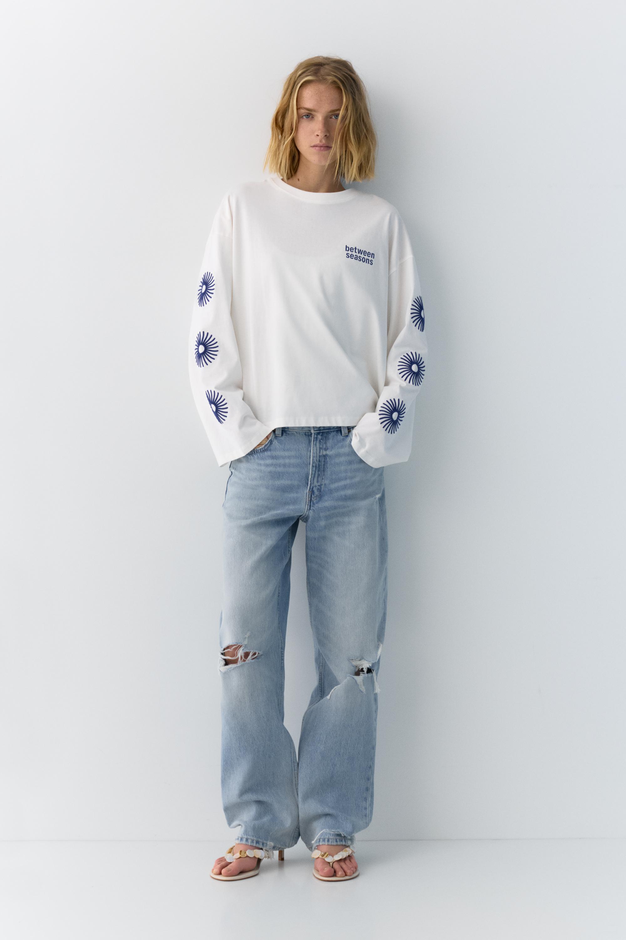 Güneş grafik detaylı t-shirt - Görsel 7